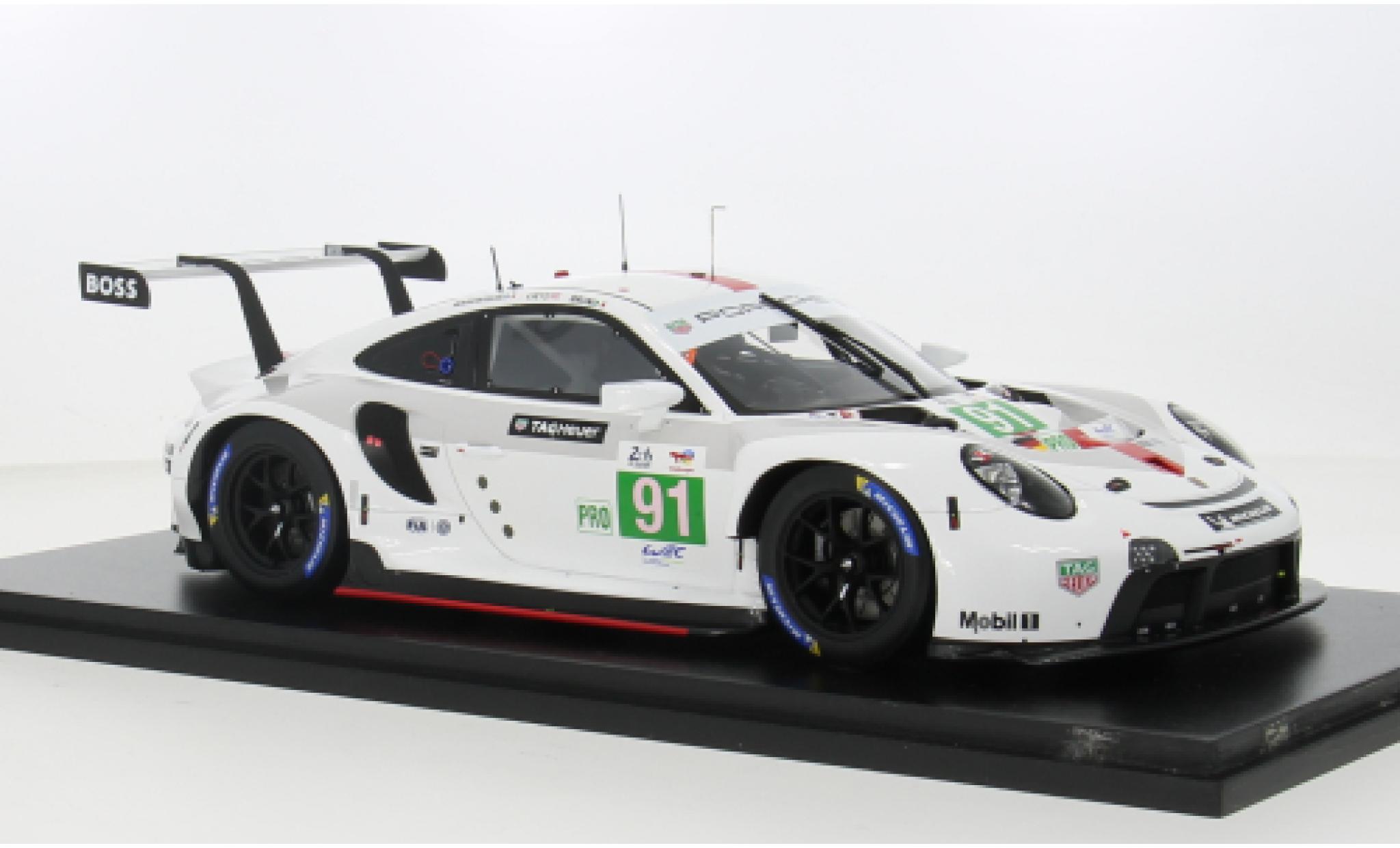 Porsche 911 1/18 Spark RSR-19 No.91 GT Team 24h Le Mans 2022 1:18 modelauto