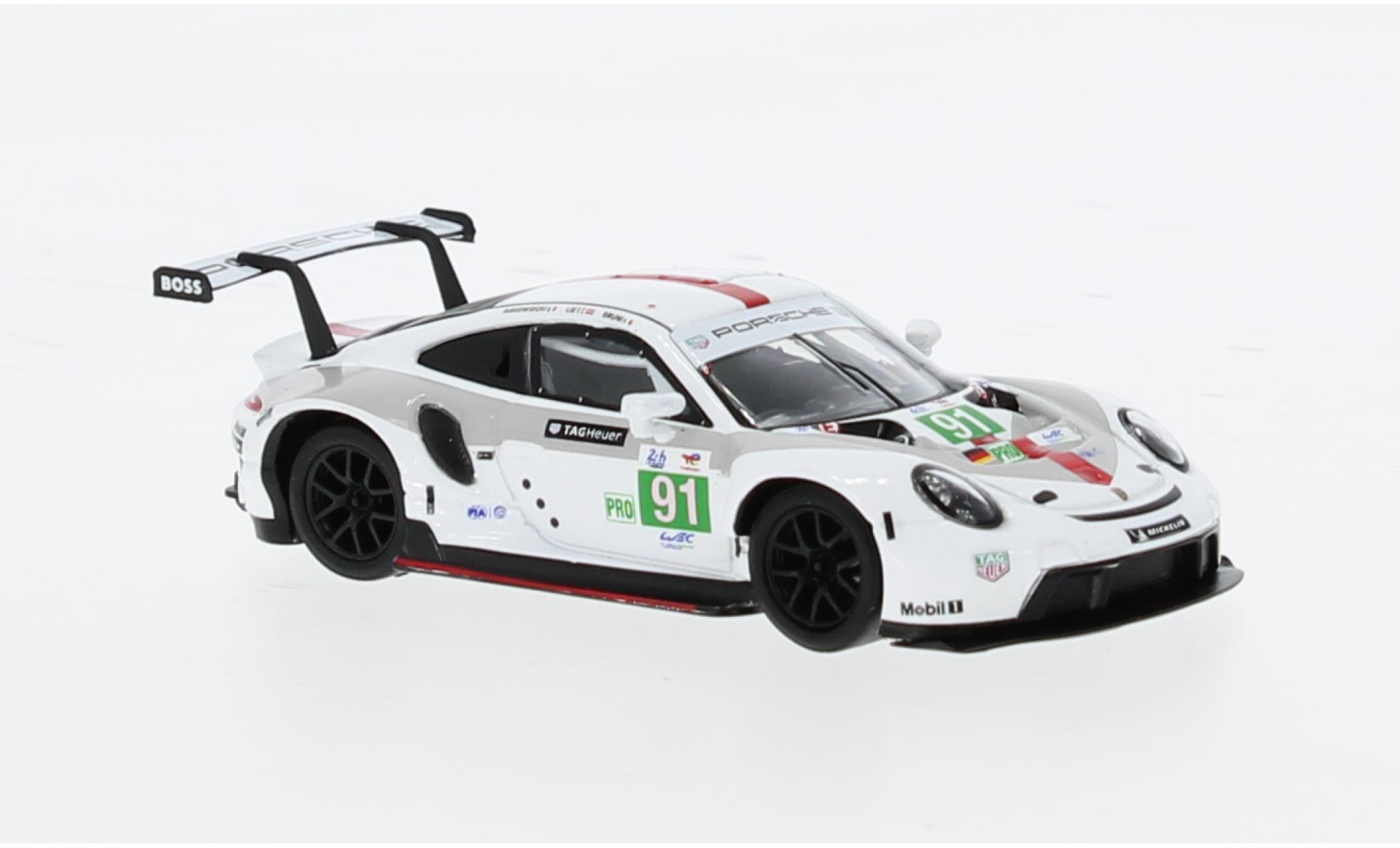 Porsche 911 1/64 Spark RSR-19 No.91 GT Team 24h Le Mans 2022 1:64 modelauto