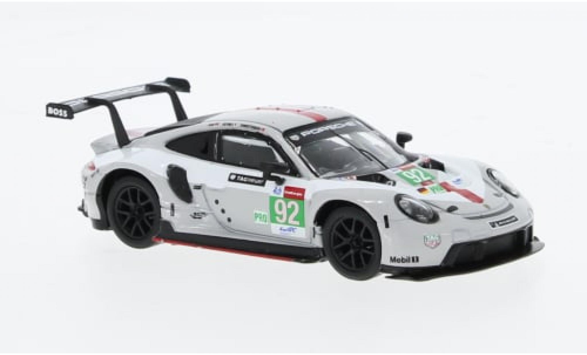 Porsche 911 1/64 Spark RSR-19 No.92 GT Team 24h Le Mans 2021 1:64 modelauto