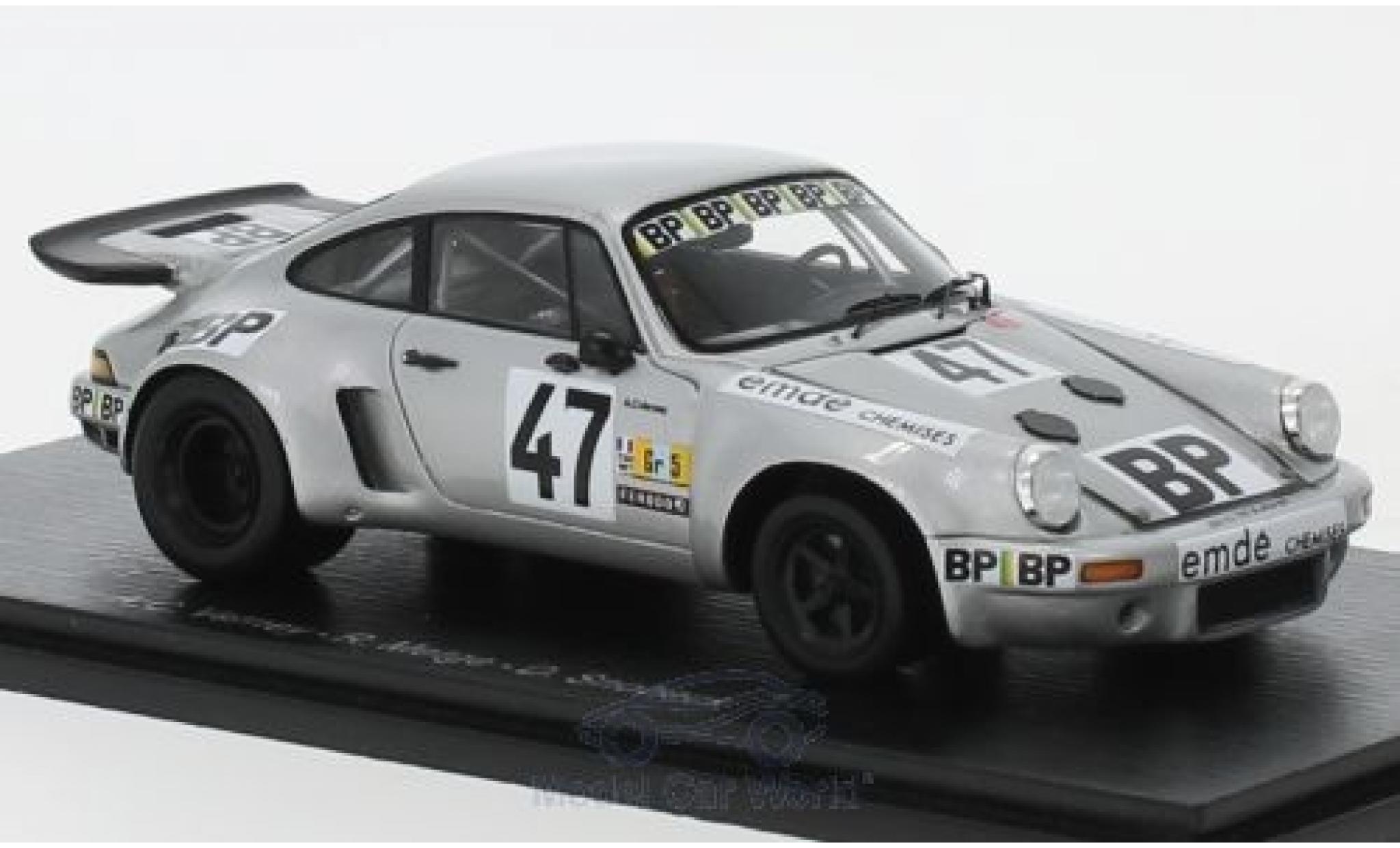 Porsche 930 RSR 1/43 Spark 911 RSR No.47 24h Le Mans 1977 A.C.Verney/R.Metge/D.Snobeck/H.Striebig modelauto