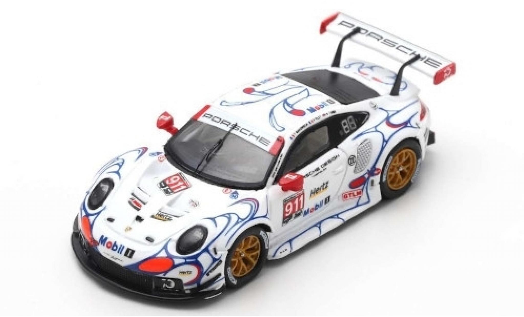 Porsche 991 RSR 1/43 Spark 911 RSR No.911 GT Team Petit Le Mans 2018 P.Pilet/N.Tandy/F.Makowiecki modelauto