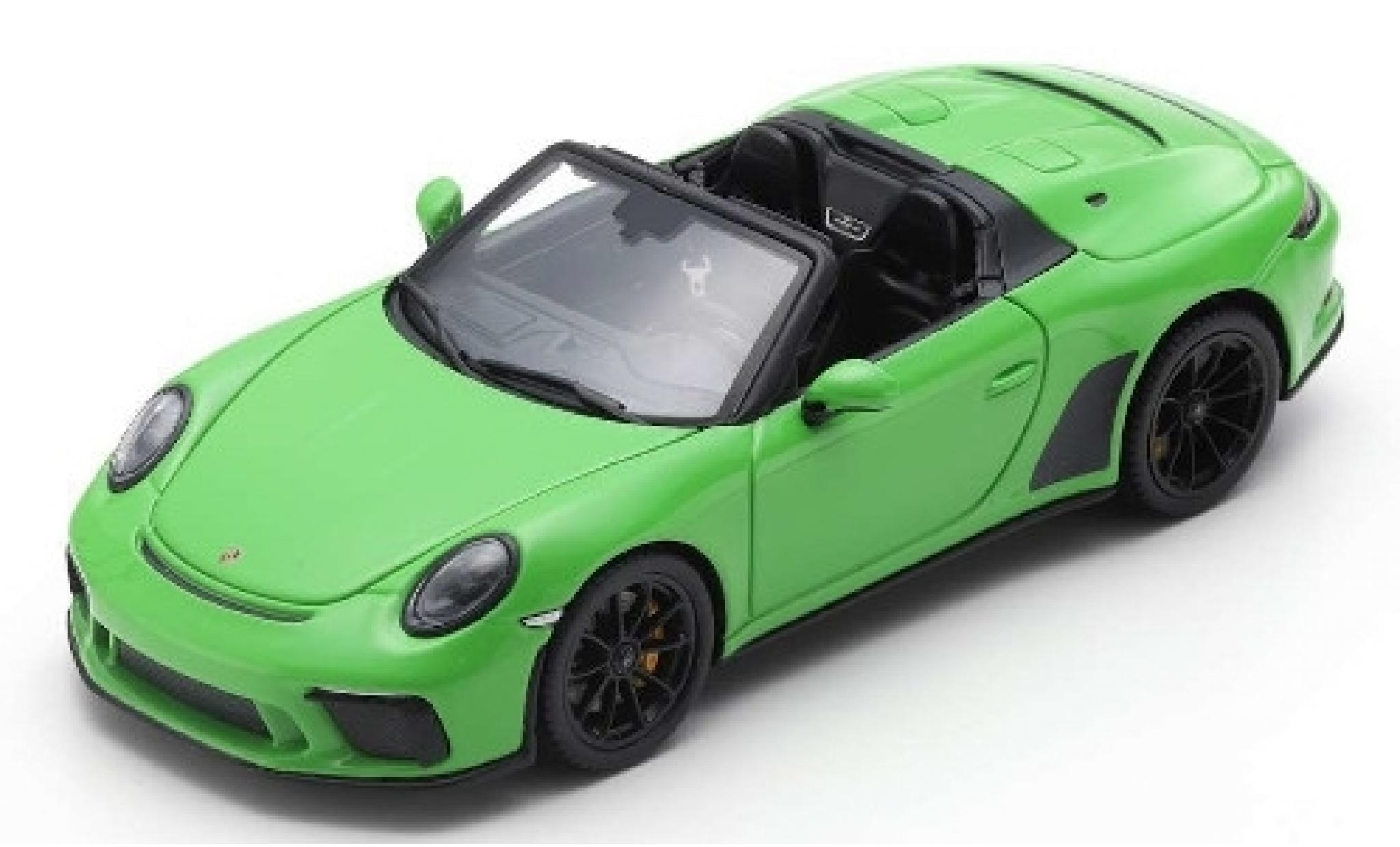 Porsche 992 Speedster 1/43 Spark 911 Speedster groen 2019 modelauto