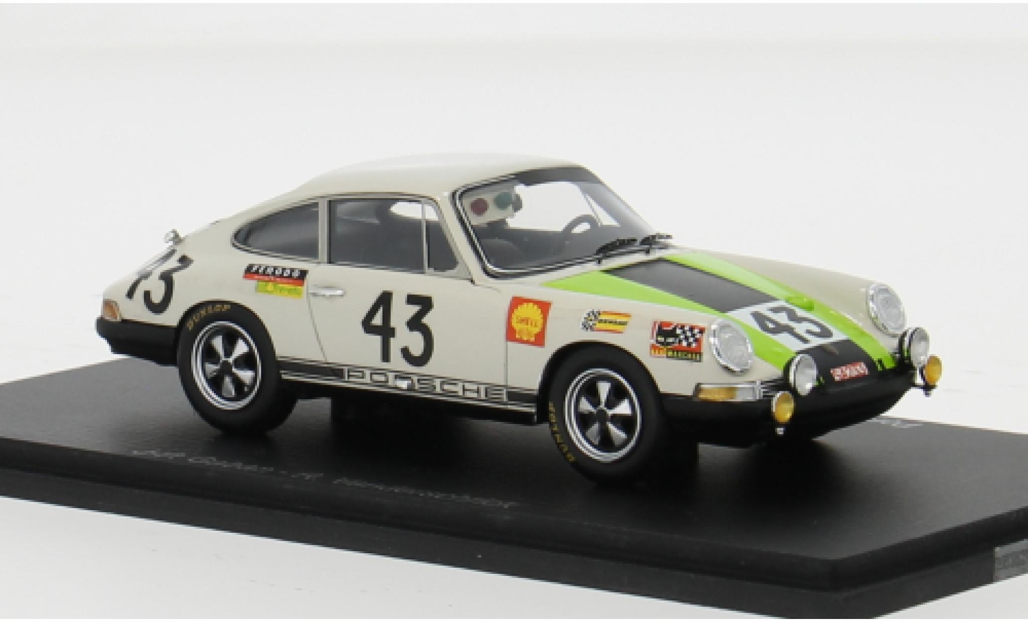 Porsche 911 1/43 Spark T No.43 24h Le Mans 1968 1:43 modelauto