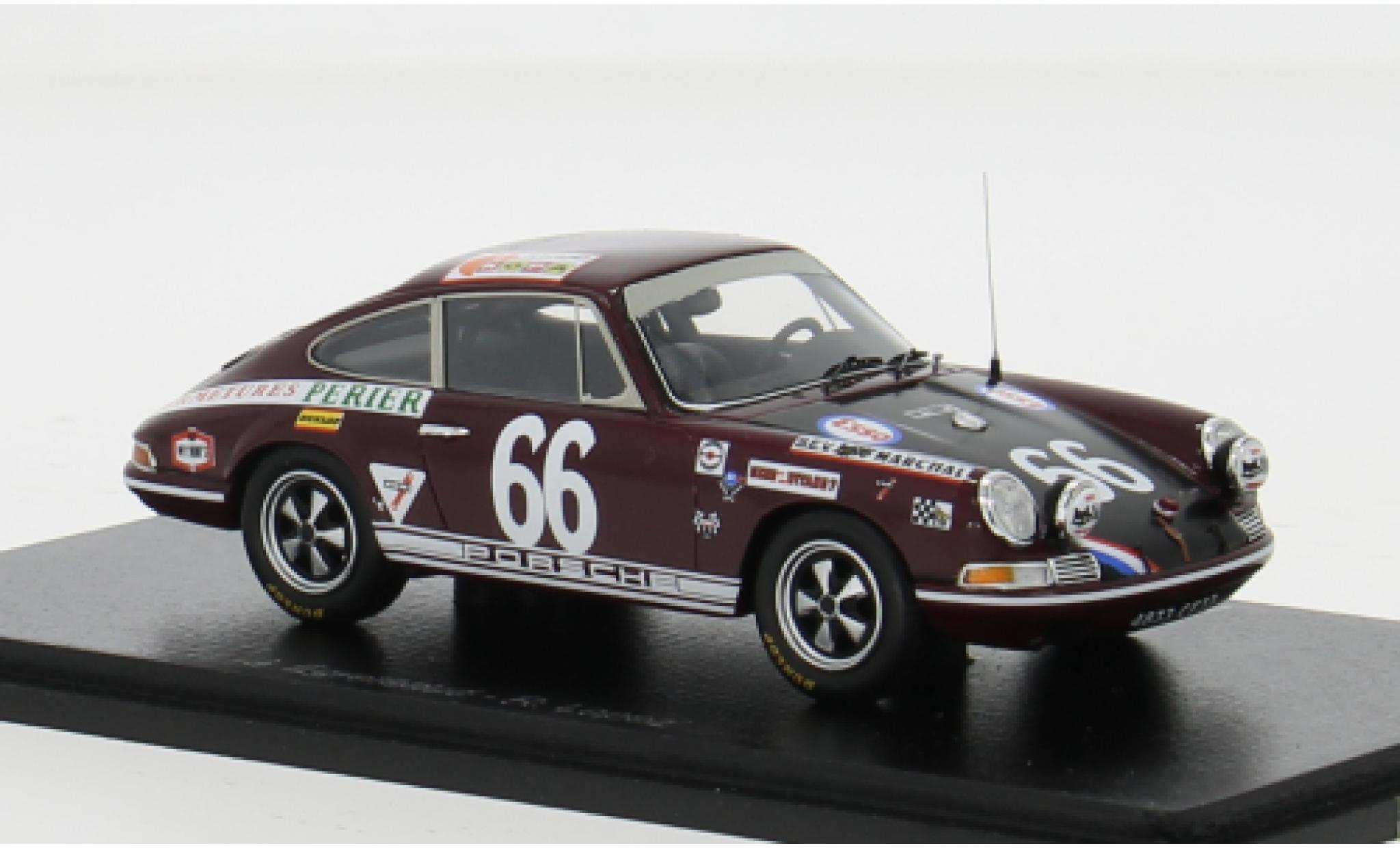 Porsche 911 1/43 Spark T No.66 24h Le Mans 1969 1:43 modelauto