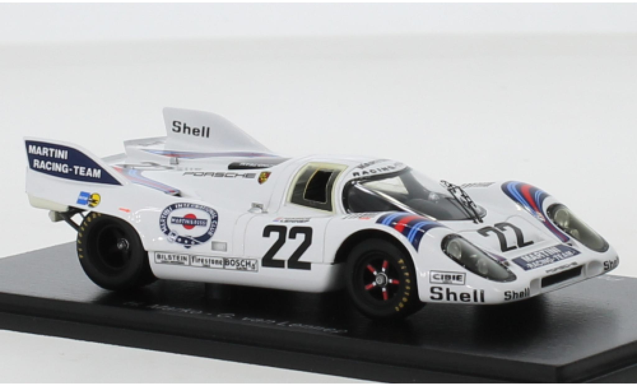 Porsche 917 1971 1/43 Spark K RHD No.22 Martini 24h Le Mans 1971 H.Marko/G.van Lennep modelauto