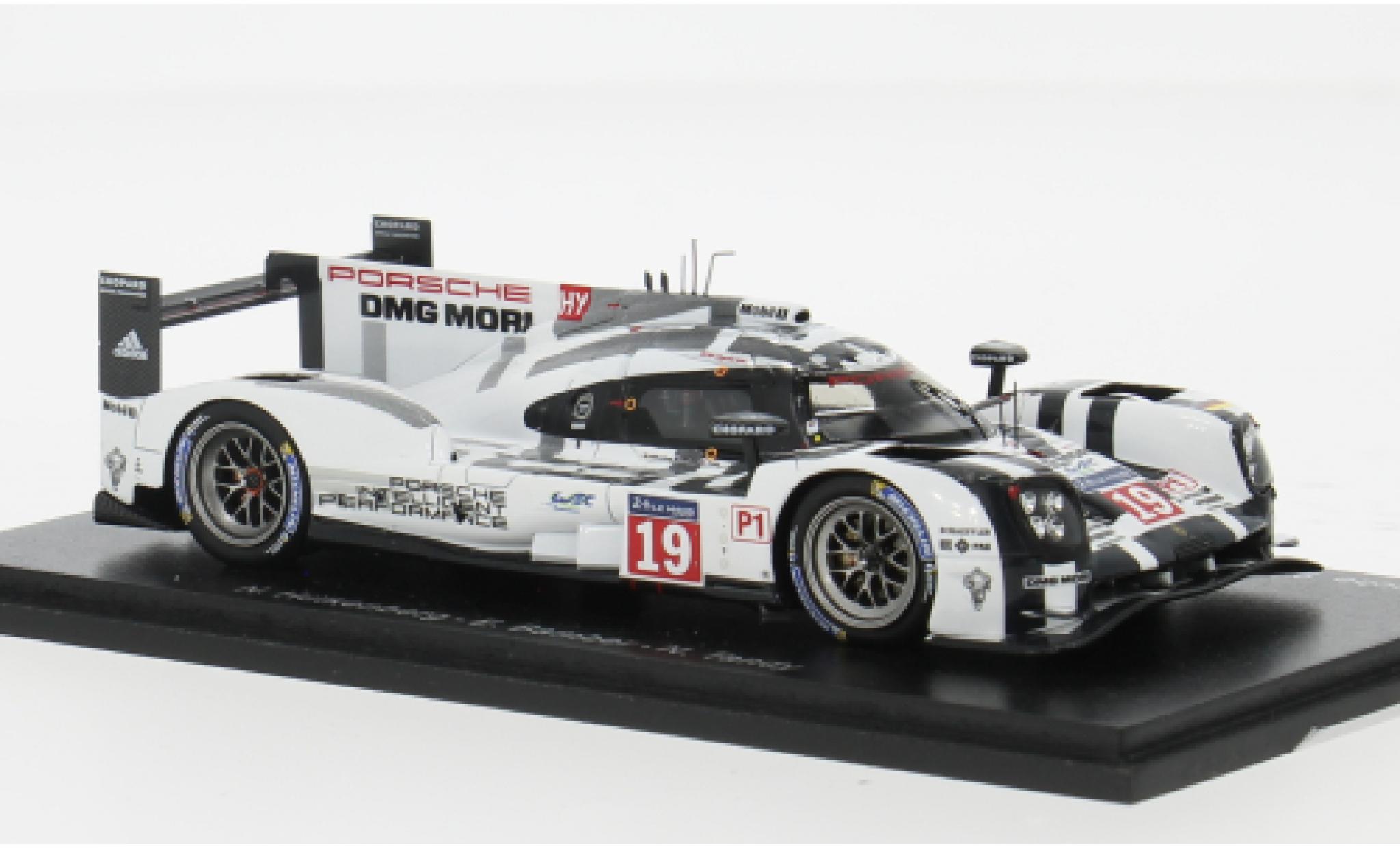 Porsche 919 1/43 Spark Hybrid 24h Le Mans 2015 #19 1:43 modelauto