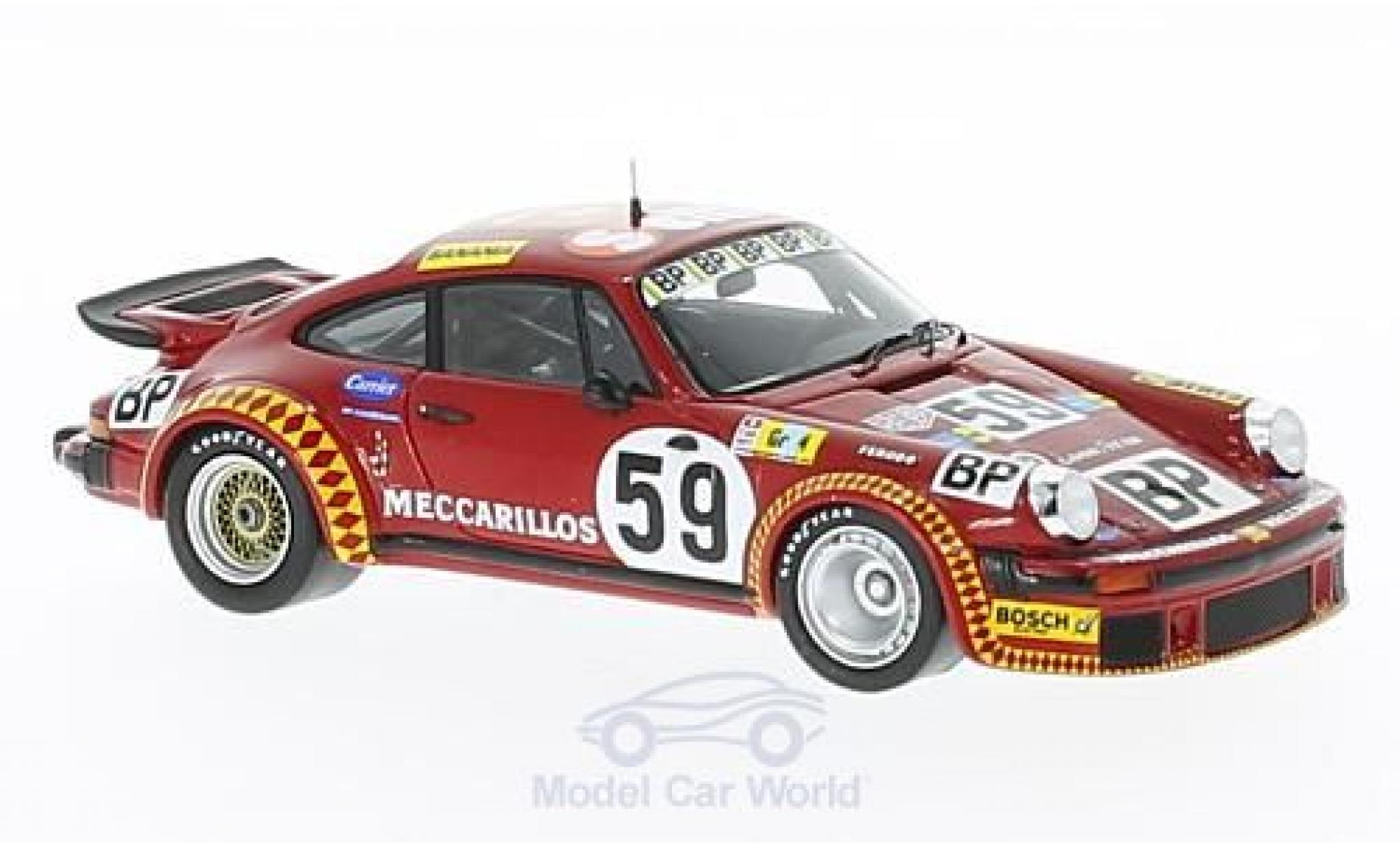 Porsche 934 1977 1/43 Spark No.59 24h Le Mans 1977 F.Servanin/L.Ferrier/F.Hummel modelauto
