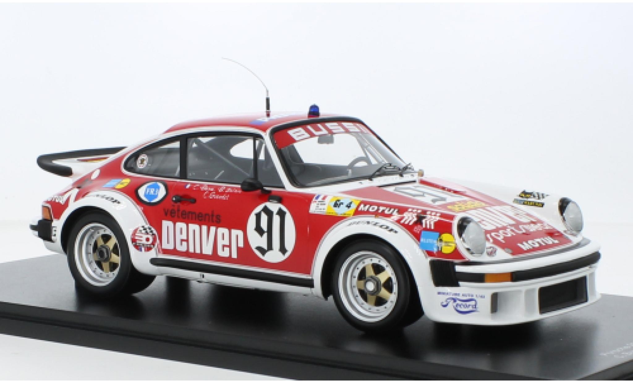 Porsche 934 1980 1/18 Spark No.91 24h Le Mans 1:18 modelauto