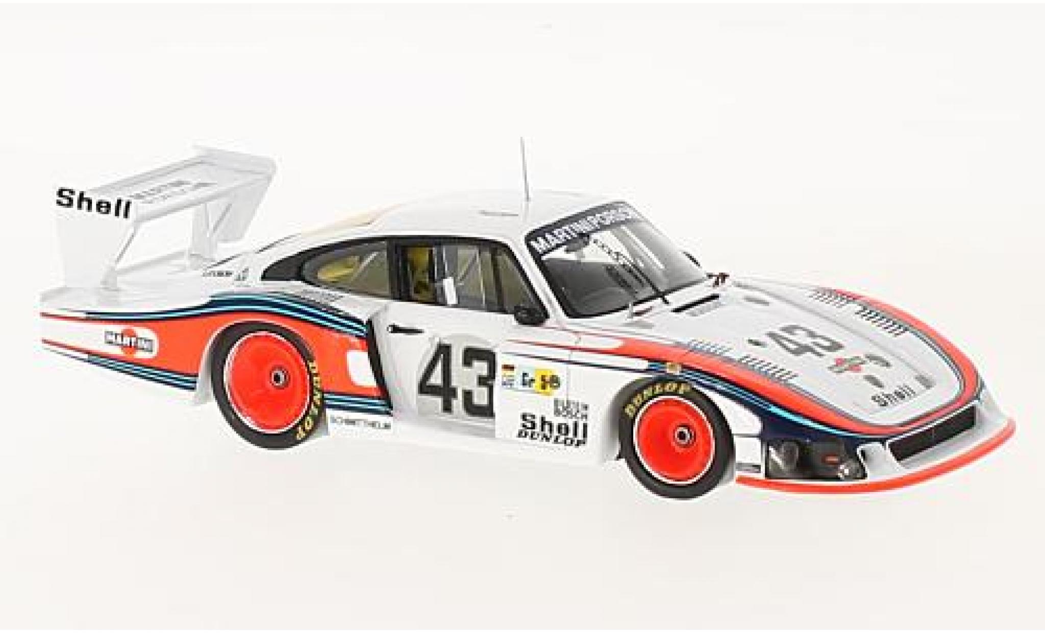 Porsche 935 1/43 Spark /78 No.43 Martini 24h Le Mans 1978 Moby Gros R.Stommelen/M.Schurti modelauto