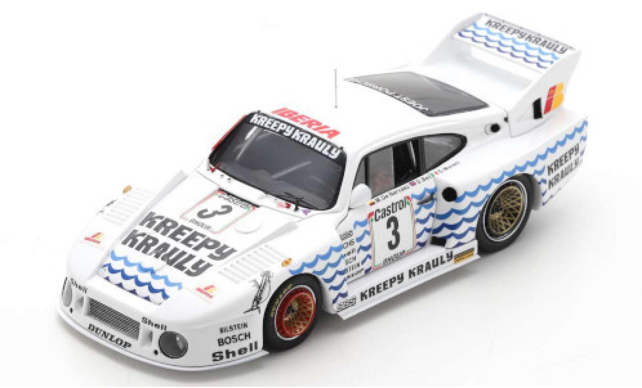 Porsche 935 1981 1/43 Spark J No.3 Kreepy Krauly 9h Kyalami 1981 G.Moretti/D.Bell/M.de Narvaez modelauto