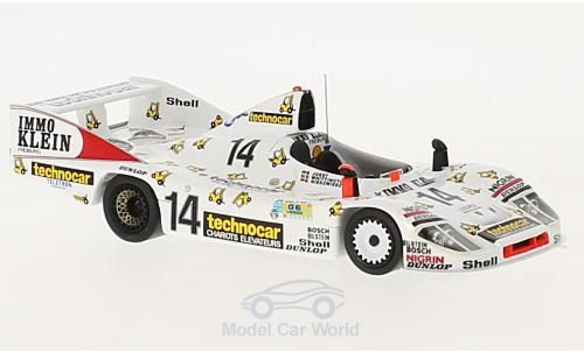 Porsche 936 1981 1/43 Spark RHD No.14 Technocar 24h Le Mans 1981 D.Whittington/R.Joest/K.Niedzwiedz modelauto