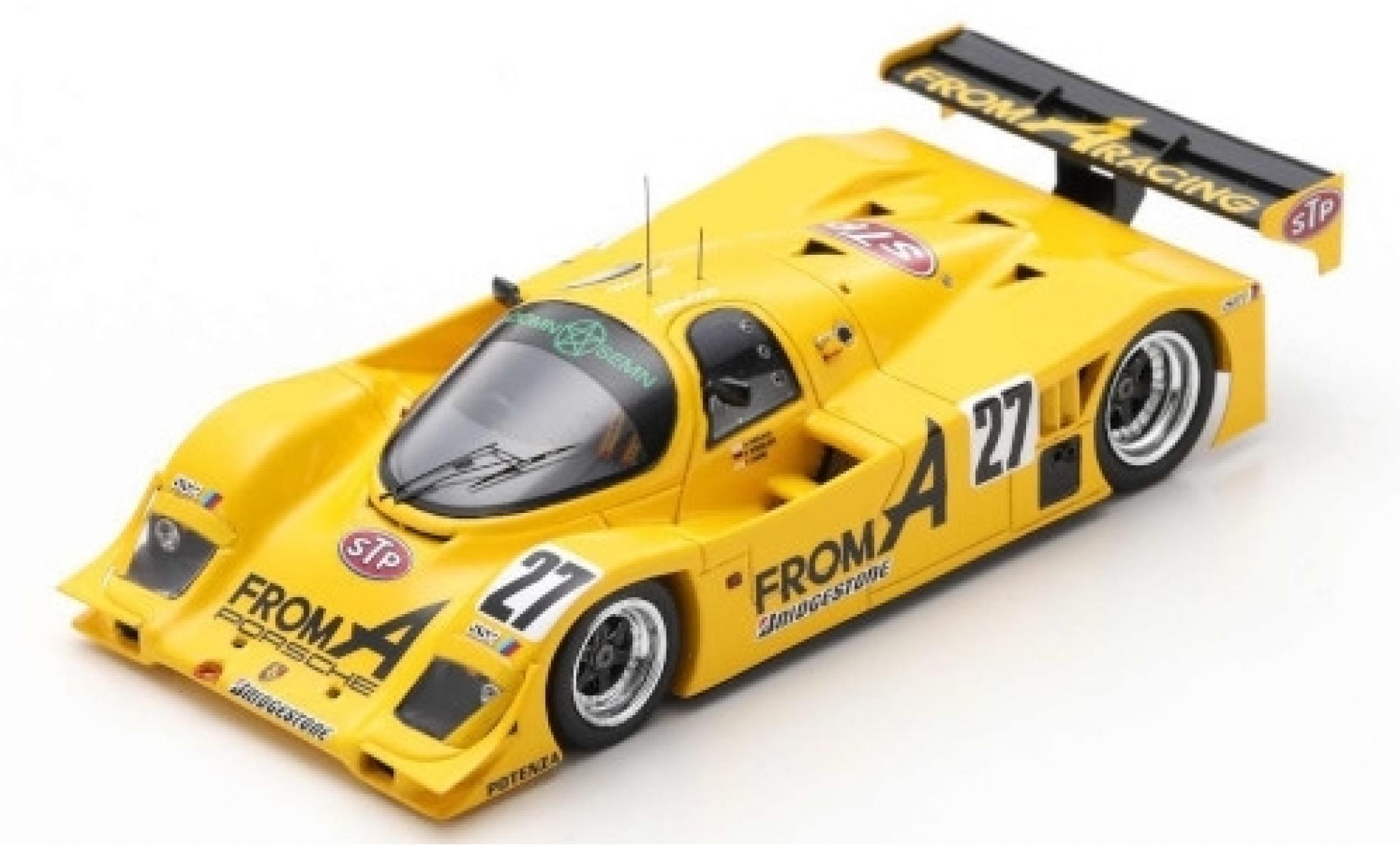 Porsche 962 1990 1/43 Spark C RHD No.27 Team From A STP 500km Sugo 1990 A.Nakaya/V.Weidler/Y.Hane modelauto