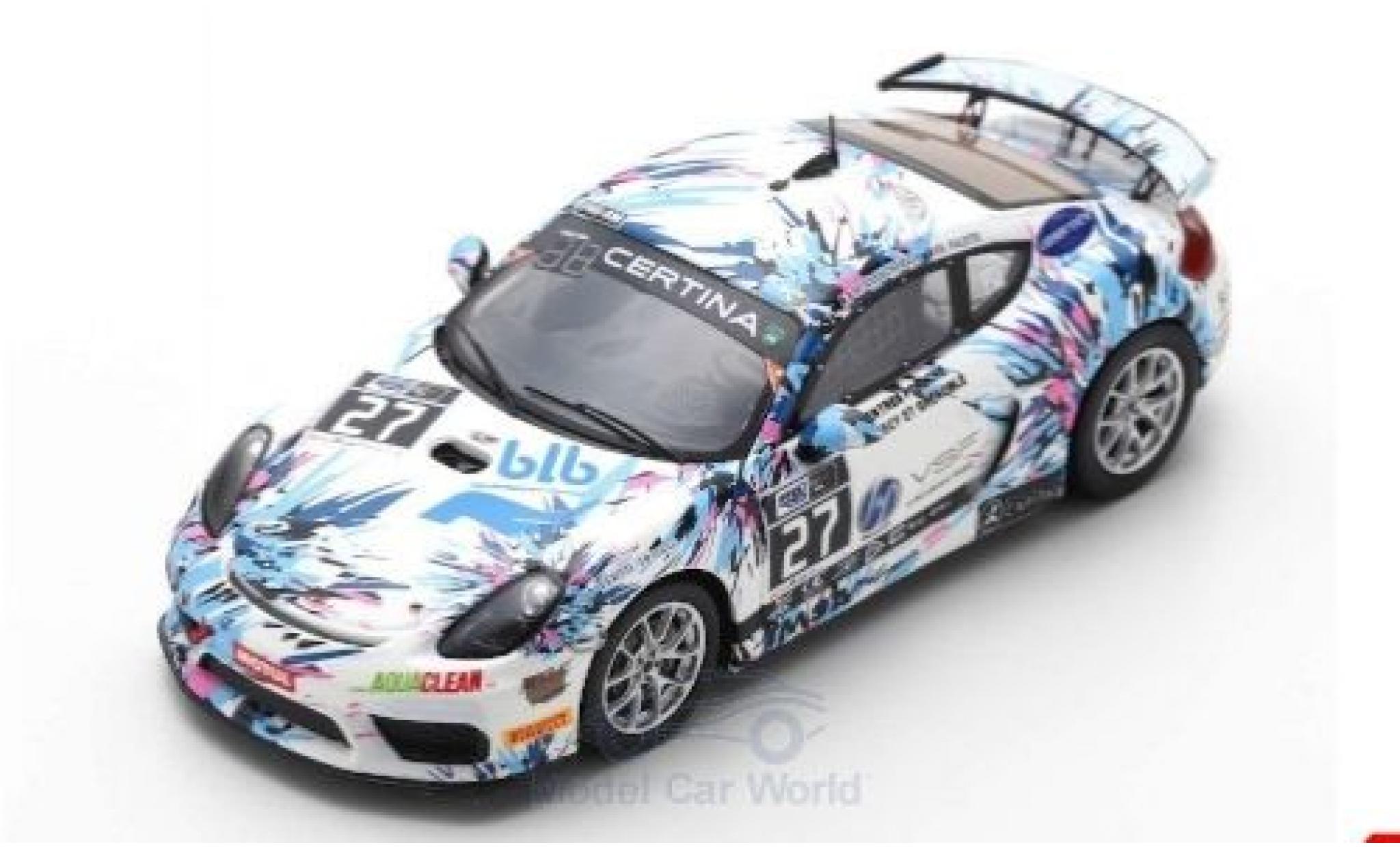 Porsche Cayman GT4 1/43 Spark GT4 No.27 IMSA Performance FFSA GT 2018 M.Witmain/S.Palette modelauto