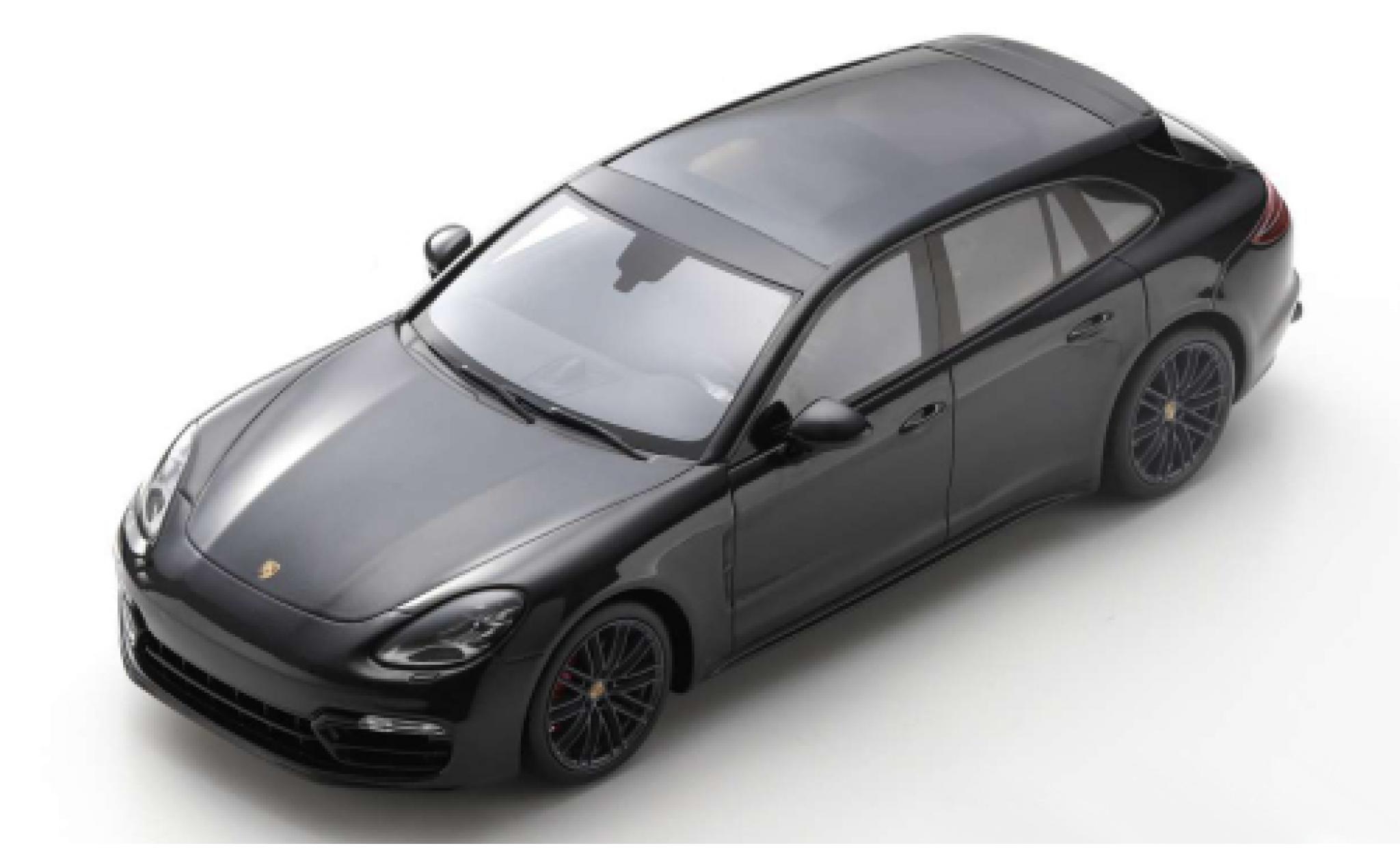 Porsche Panamera Sport Turismo 1/18 Spark GTS Sport Turismo zwart 2018 modelauto