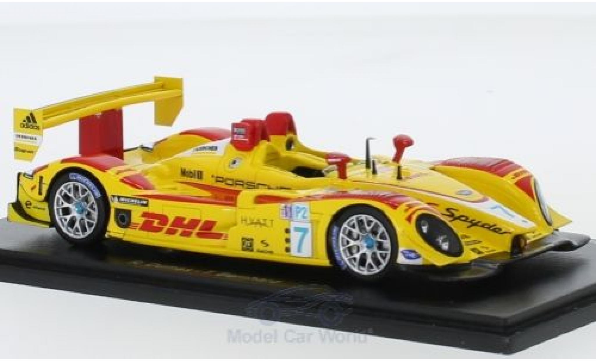 Porsche RS Spyder 1/43 Spark Spyder RHD No.7 Penske Racing DHL ALMS 2007 R.Dumas/T.Bernhard modelauto