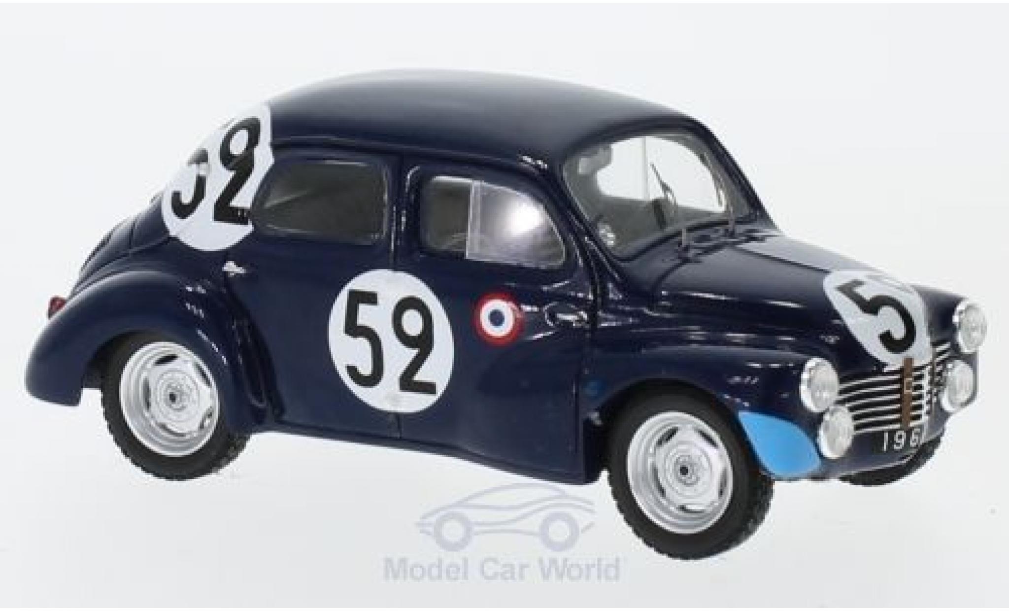 Renault 4CV 1/43 Spark 1063 No.52 24h Le Mans 1951 J.Sandt/P.Moser modelauto