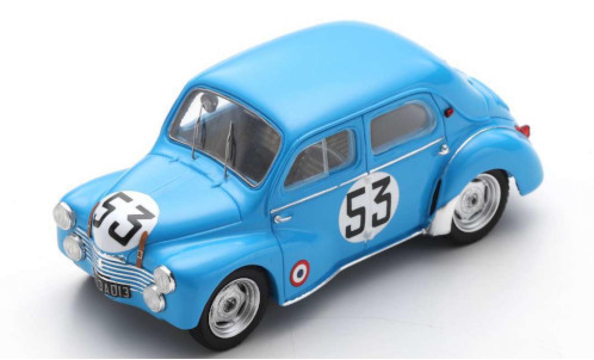 Renault 4CV 1/43 Spark (1063) No.53 24h Le Mans 1952 Y.Lesur/A.Briat modelauto