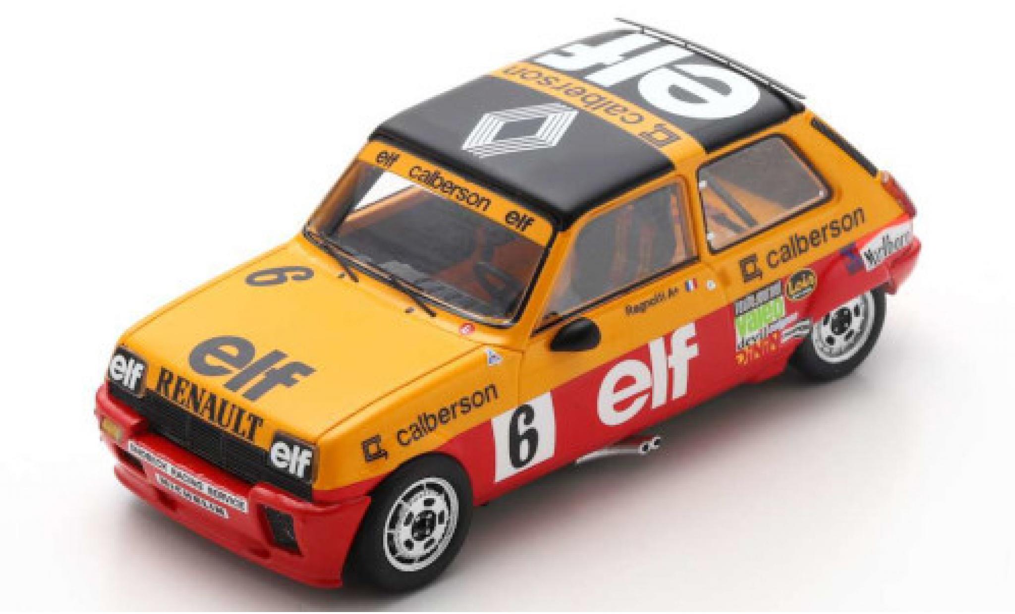 Renault 5 1/43 Spark Alpine Turbo No.6 Calberson 1984 J.Ragnotti modelauto