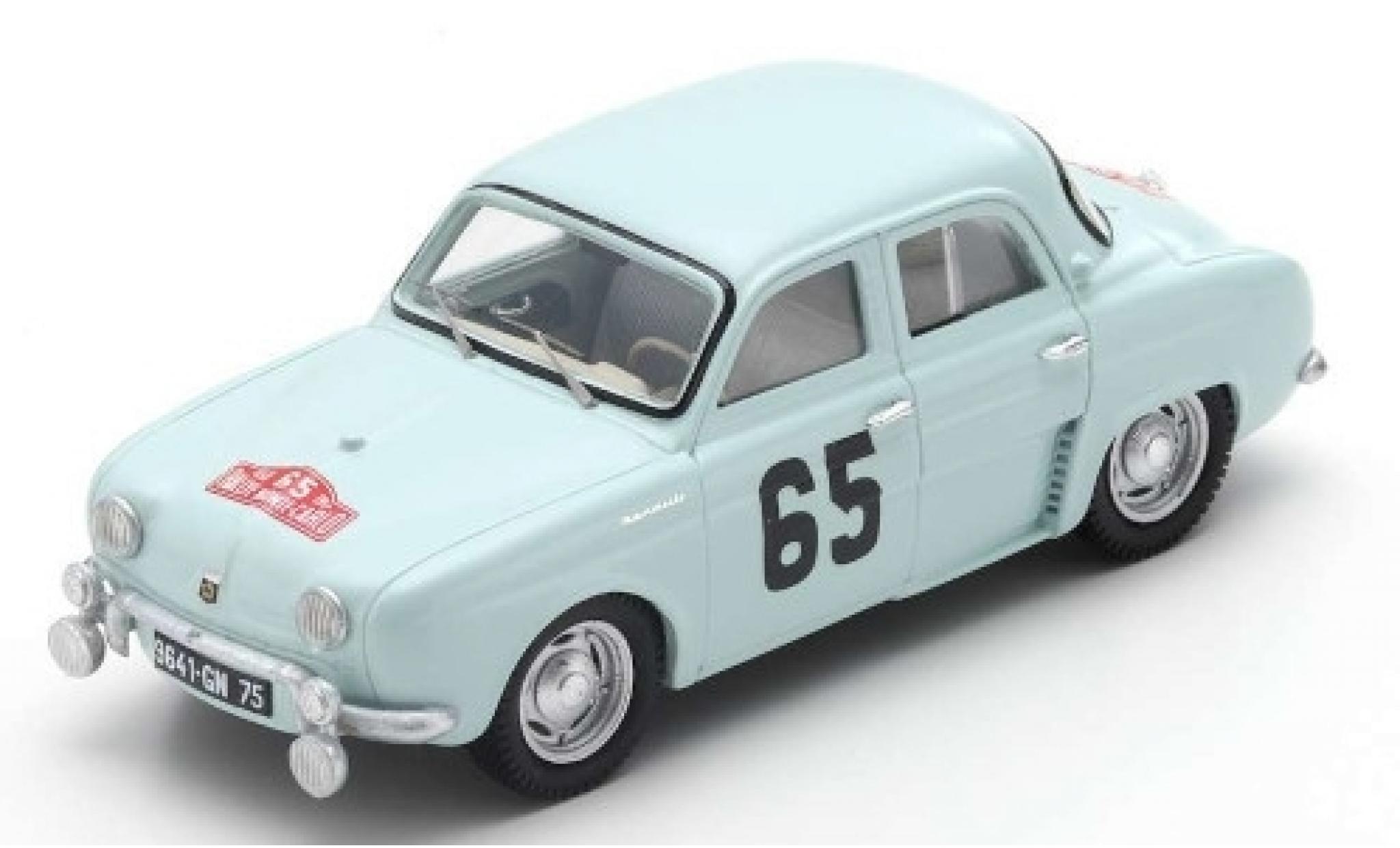 Renault Dauphine 1/43 Spark No.65 Rallye Monte Carlo 1958 J.Feret/G.Monraisse modelauto