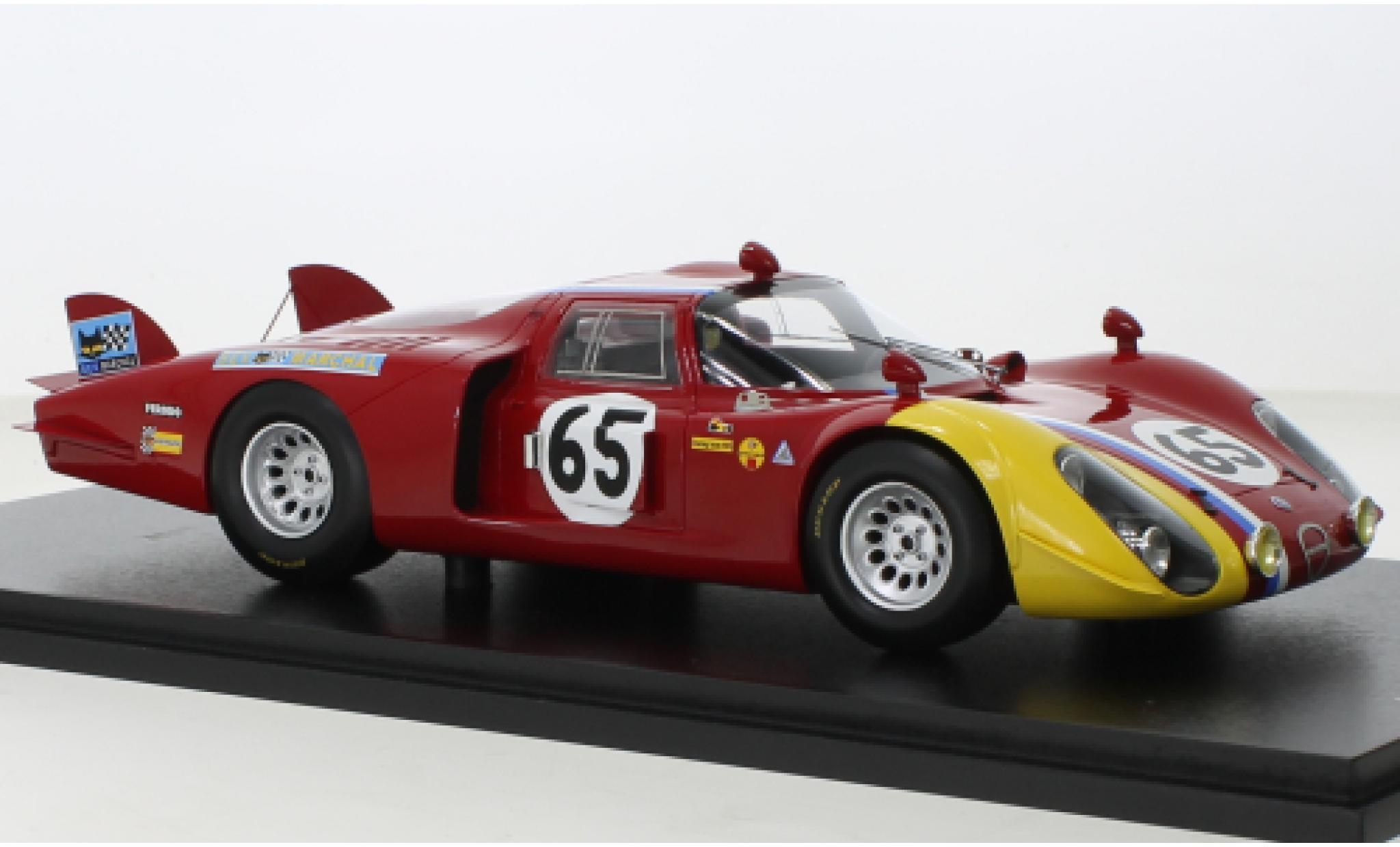 Alfa Romeo 33 1/18 Spark /2 RHD No.65 24h Le Mans 1968 modelauto