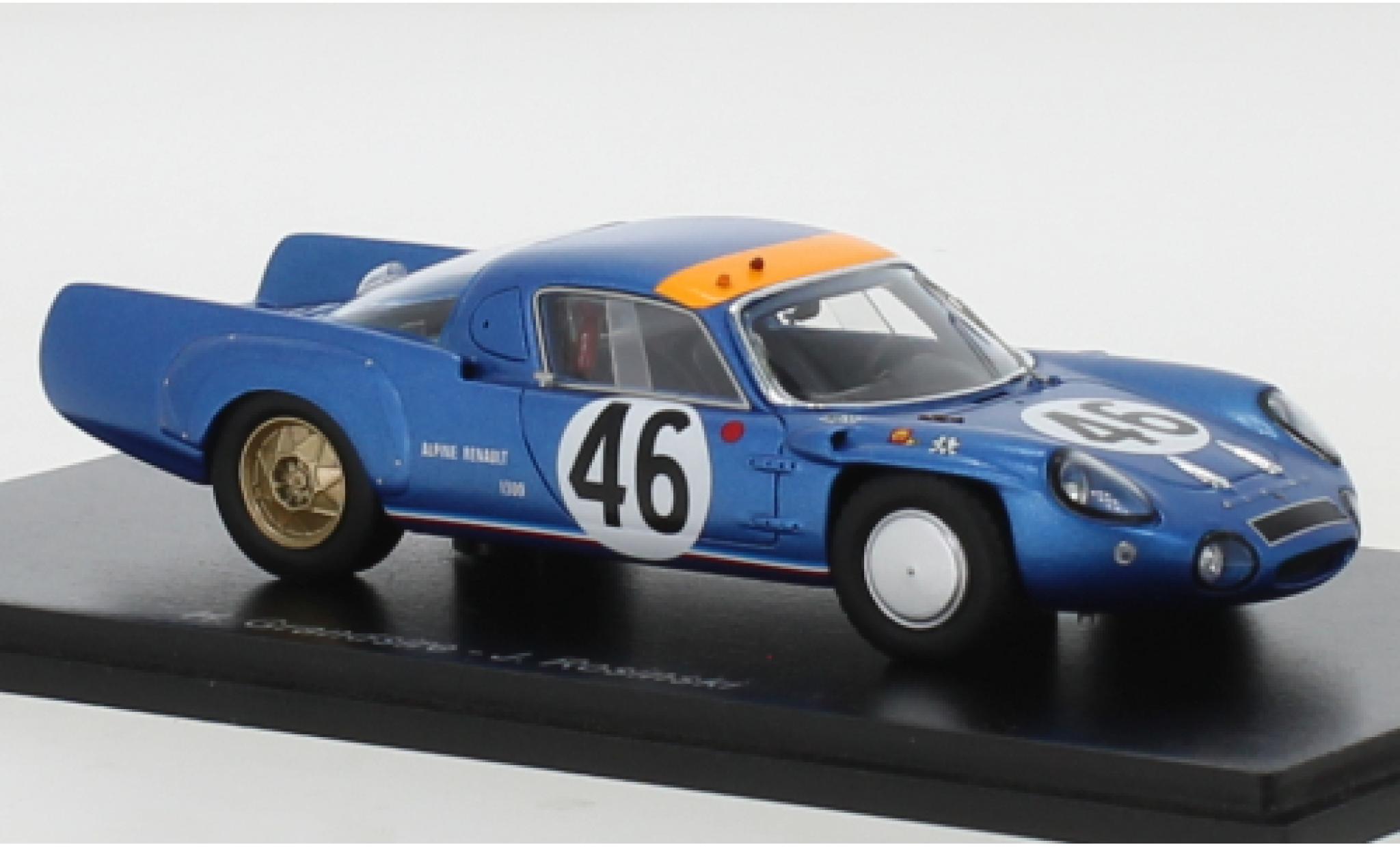 Alpine A210 1/43 Spark No.46 24h Le Mans 1967 modelauto