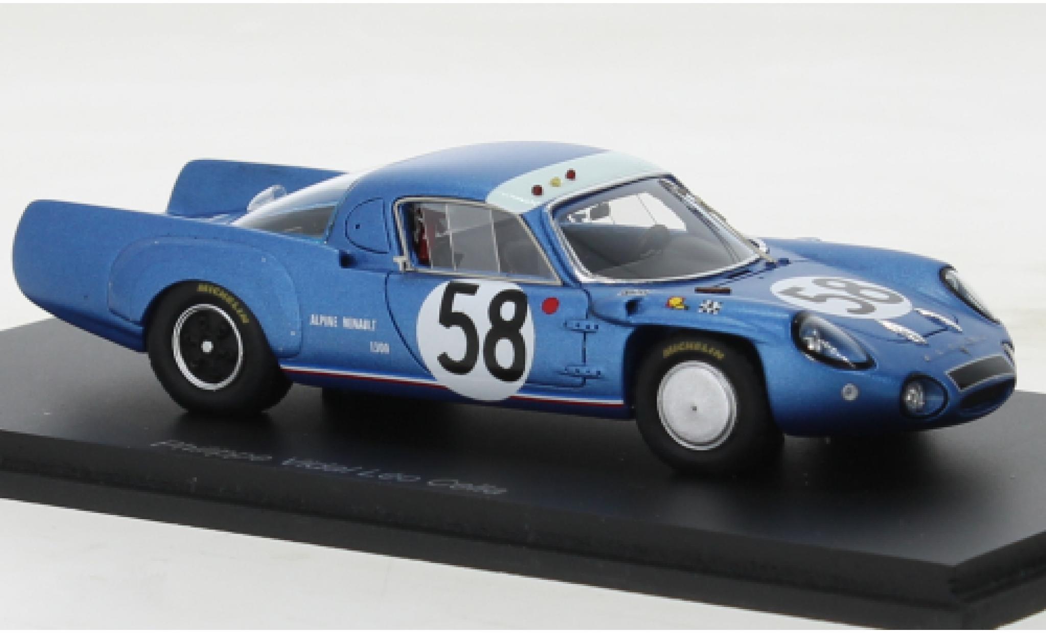 Alpine A210 1/43 Spark No.58 24h Le Mans 1967 modelauto