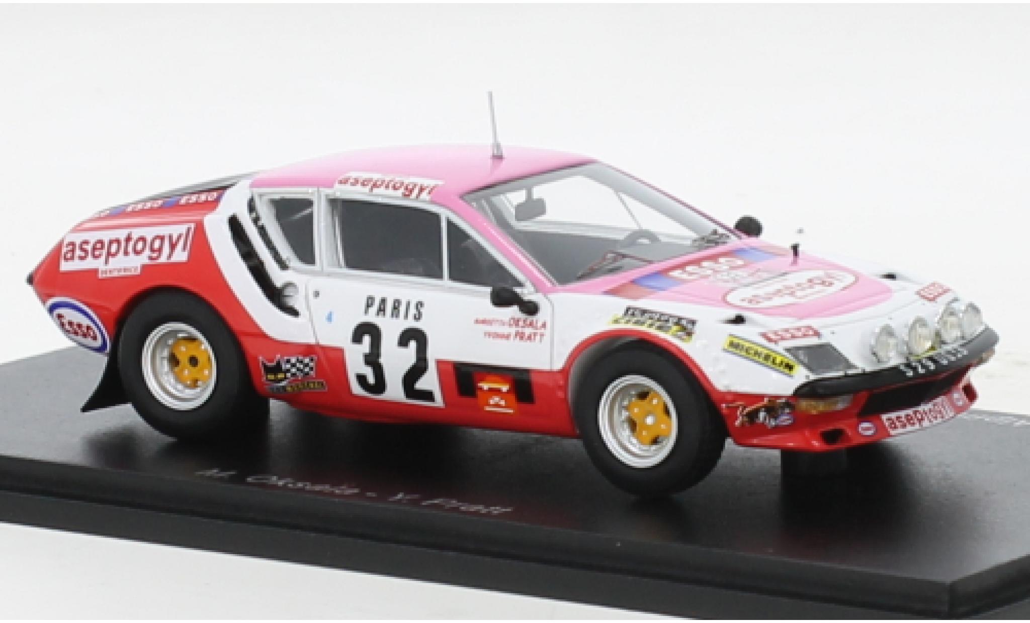 Alpine A310 1/43 Spark No.32 Aseptogyl Rallye WM Rallye Monte Carlo 1977 modelauto