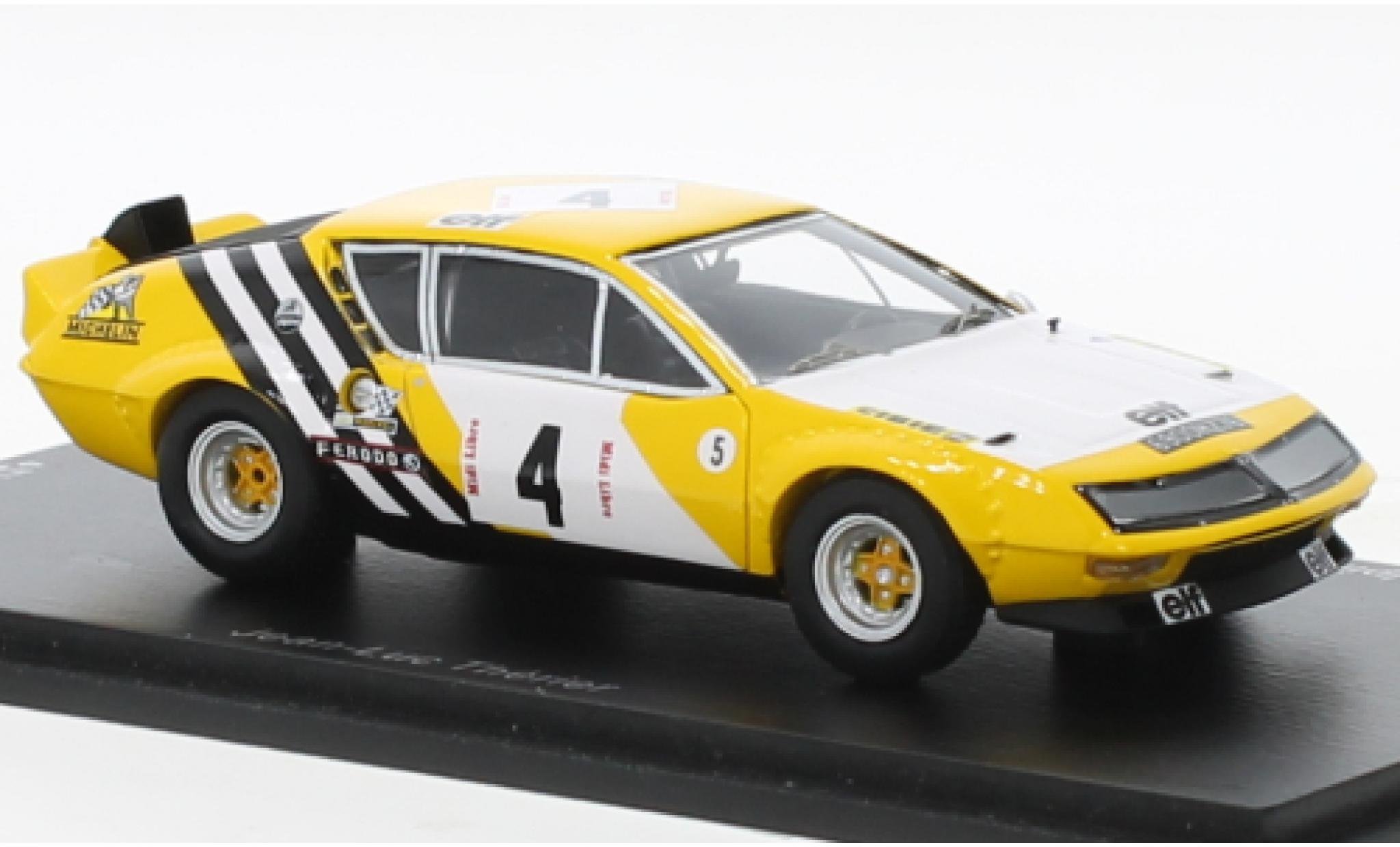 Alpine A310 1/43 Spark Renault No.4 Ronde Cevenole 1975 modelauto