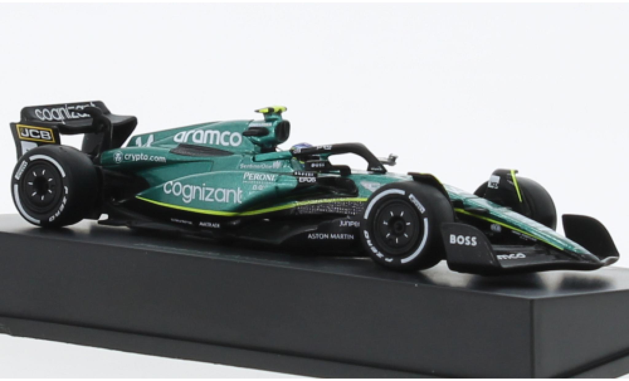 Aston Martin AMR2 1/64 Spark 3 No.14 Aramco Cognizant F1 Team Cognizant formule 1 2023 modelauto