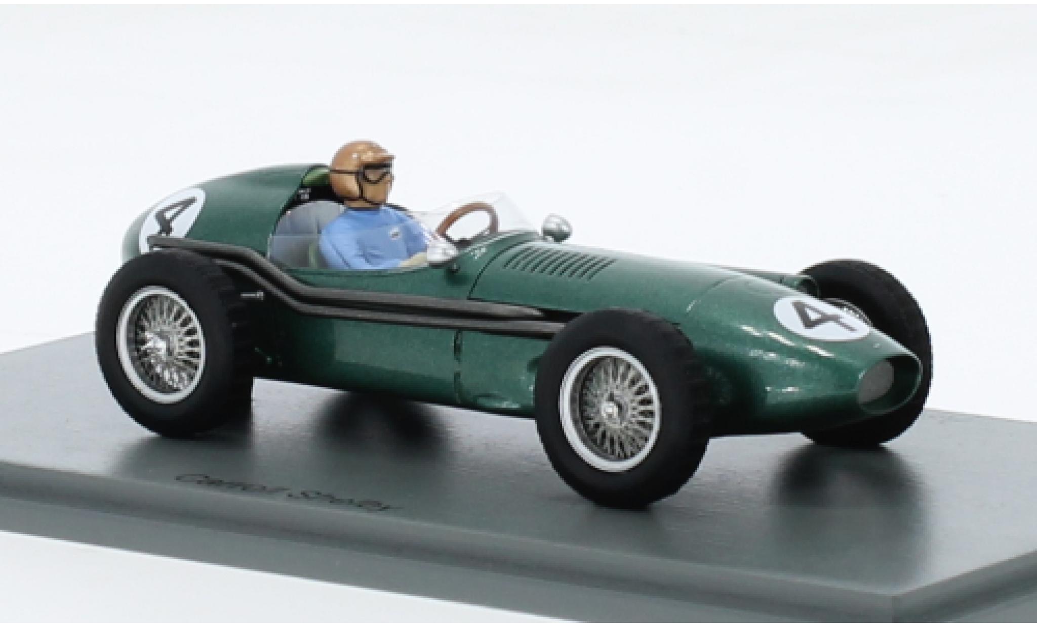 Aston Martin DBR4 1/43 Spark No.4 formule 1 GP Grande-Bretagne 1959 modelauto