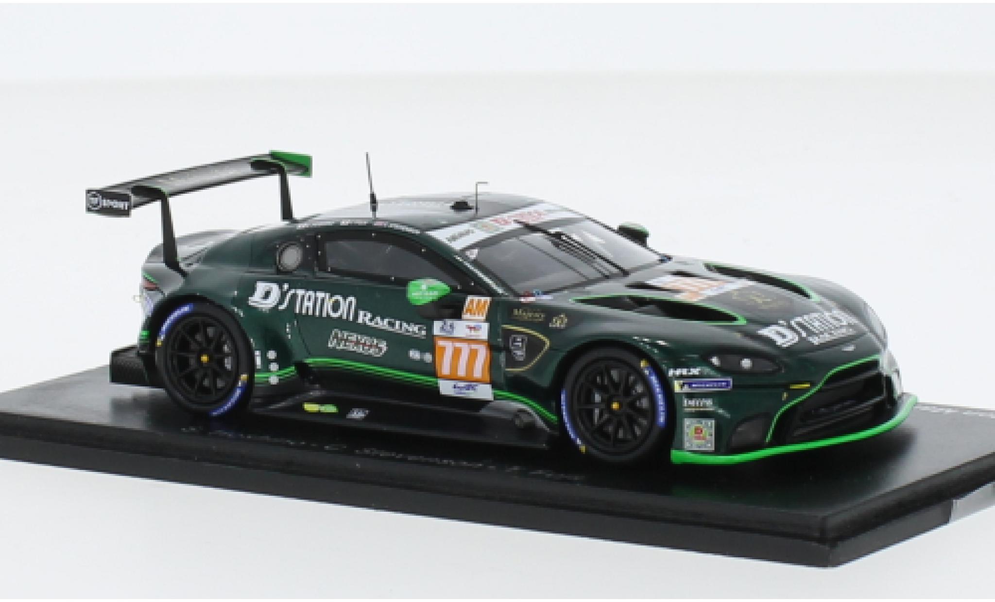 Aston Martin Vantage 1/43 Spark AMR No.777 D Station Racing 24h Le Mans 2023 modelauto