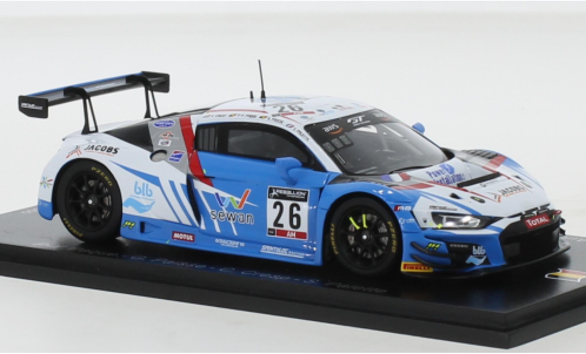 Audi R8 1/43 Spark LMS GT3 No.26 Sainteloc Racing 24h Spa 2020 modelauto