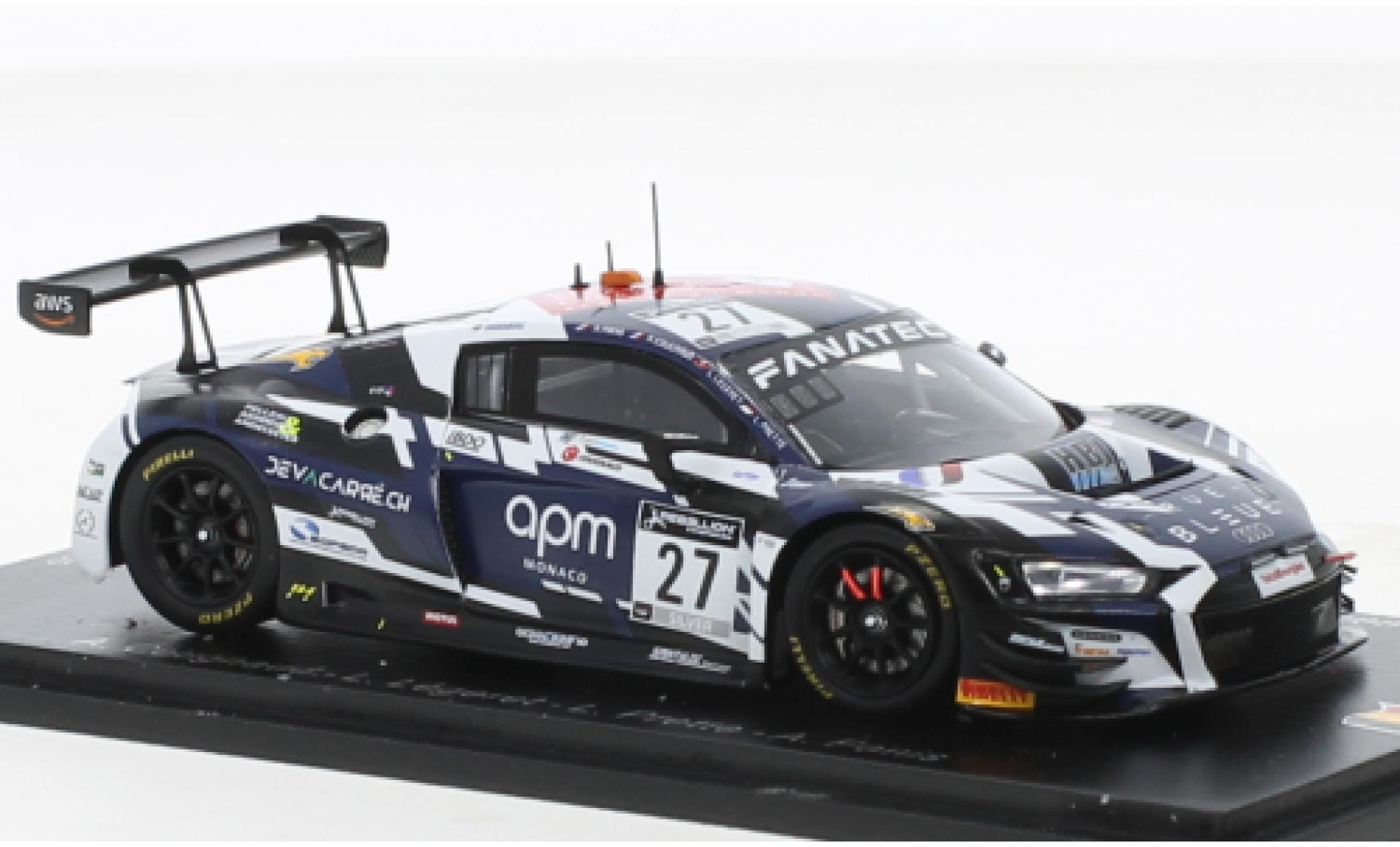 Audi R8 1/43 Spark LMS GT3 No.27 Sainteloc Racing 24h Spa 2021 modelauto
