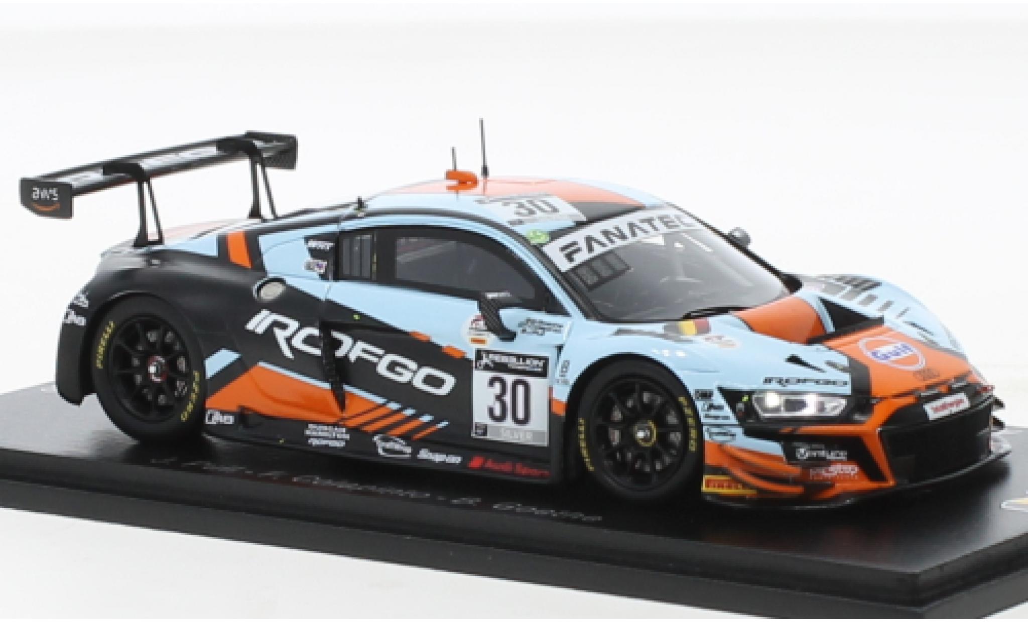 Audi R8 1/43 Spark LMS GT3 No.30 Team WRT 24h Spa 2021 modelauto
