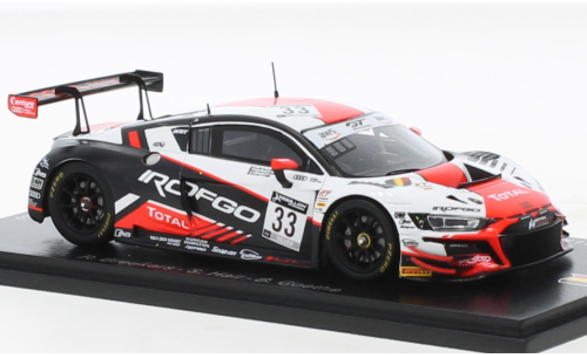 Audi R8 1/43 Spark LMS GT3 No.33 Belgian Club Team WRT 24h Spa 2020 modelauto