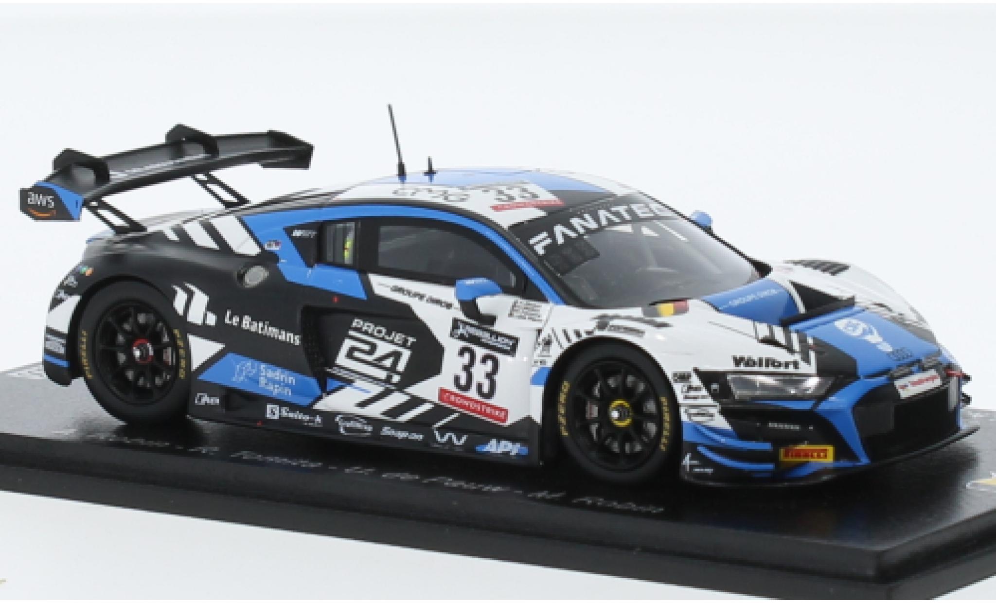 Audi R8 1/43 Spark LMS GT3 No.33 Team WRT 24h Spa 2022 modelauto