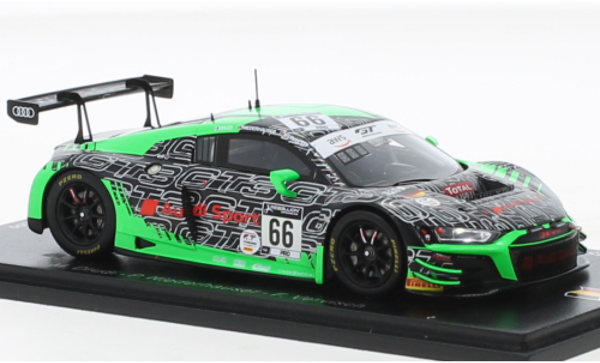 Audi R8 1/43 Spark LMS GT3 No.66 Sport Team Attempo Racing 24h Spa 2020 modelauto