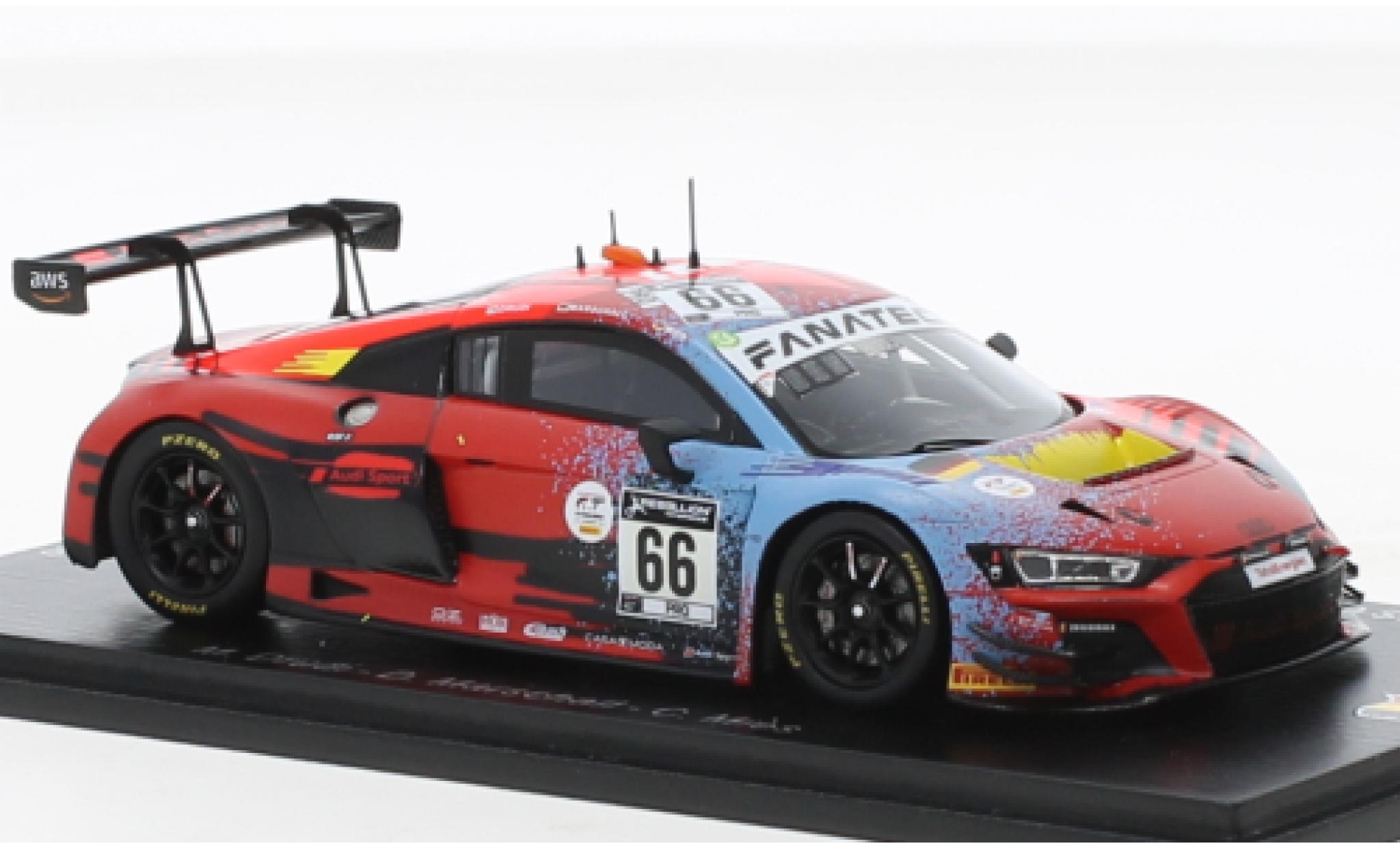 Audi R8 1/43 Spark LMS GT3 No.66 Sport Team Attempo Racing 24h Spa 2021 modelauto