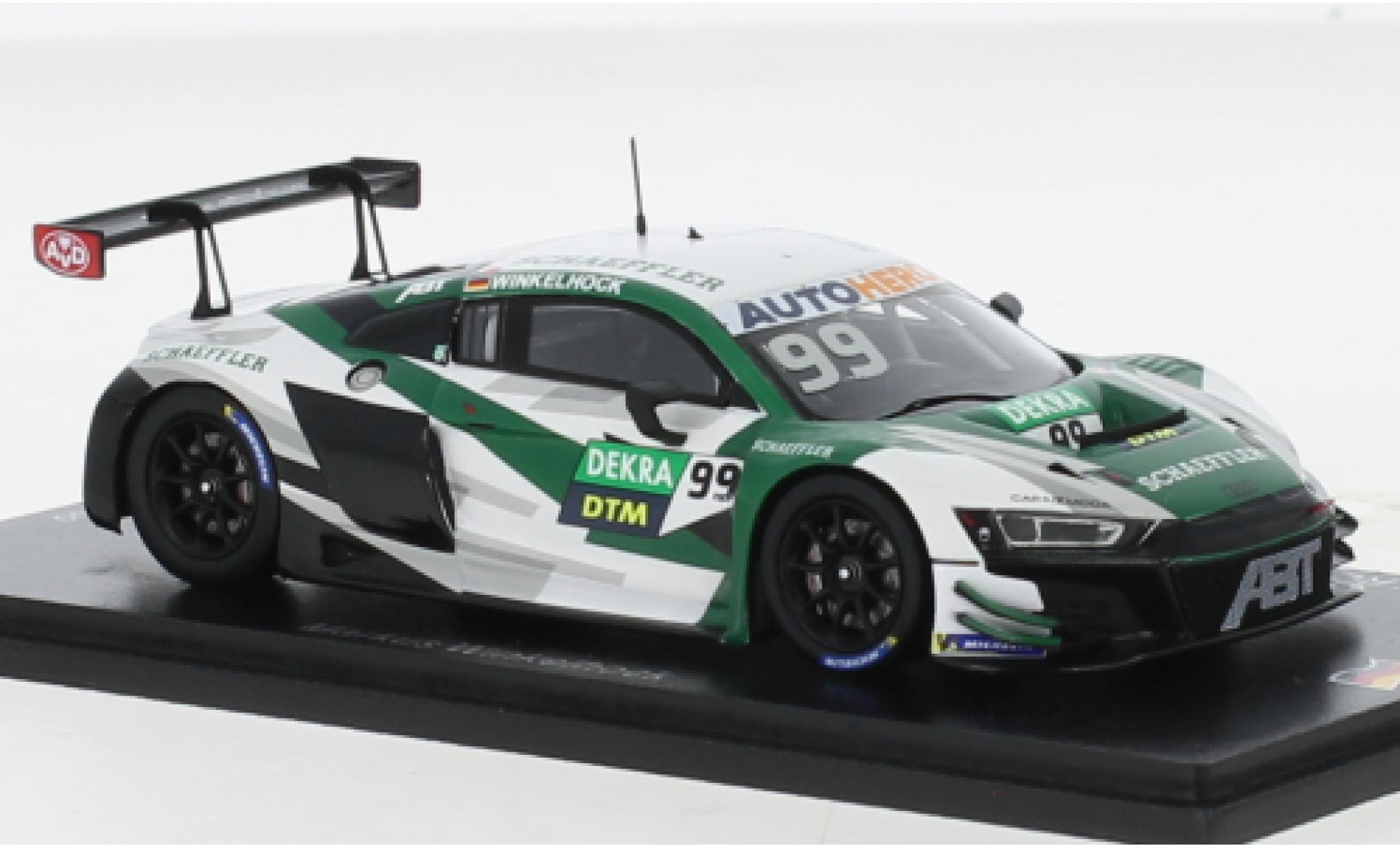 Audi R8 1/43 Spark LMS GT3 No.99 ABT Sportline Schaeffler DTM N&uuml;rburgring 2021 modelauto