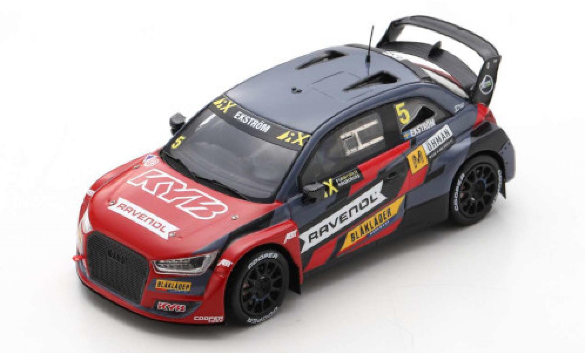 Audi S1 1/43 Spark WRX No.5 EKS Sport Rallye-Cross WM Lettland 2020 modelauto