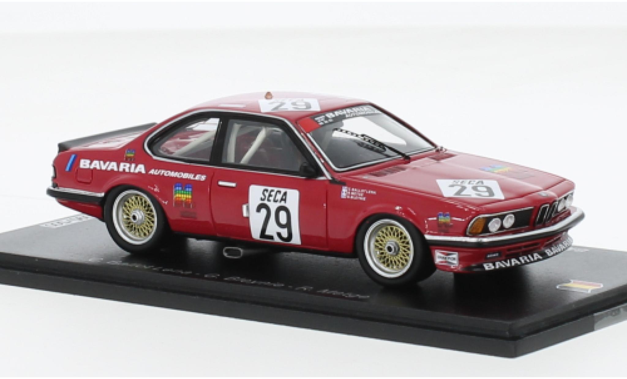 Bmw 635 1/43 Spark CSi No.29 Bavaria Automobiles 24h Spa 1984 modelauto