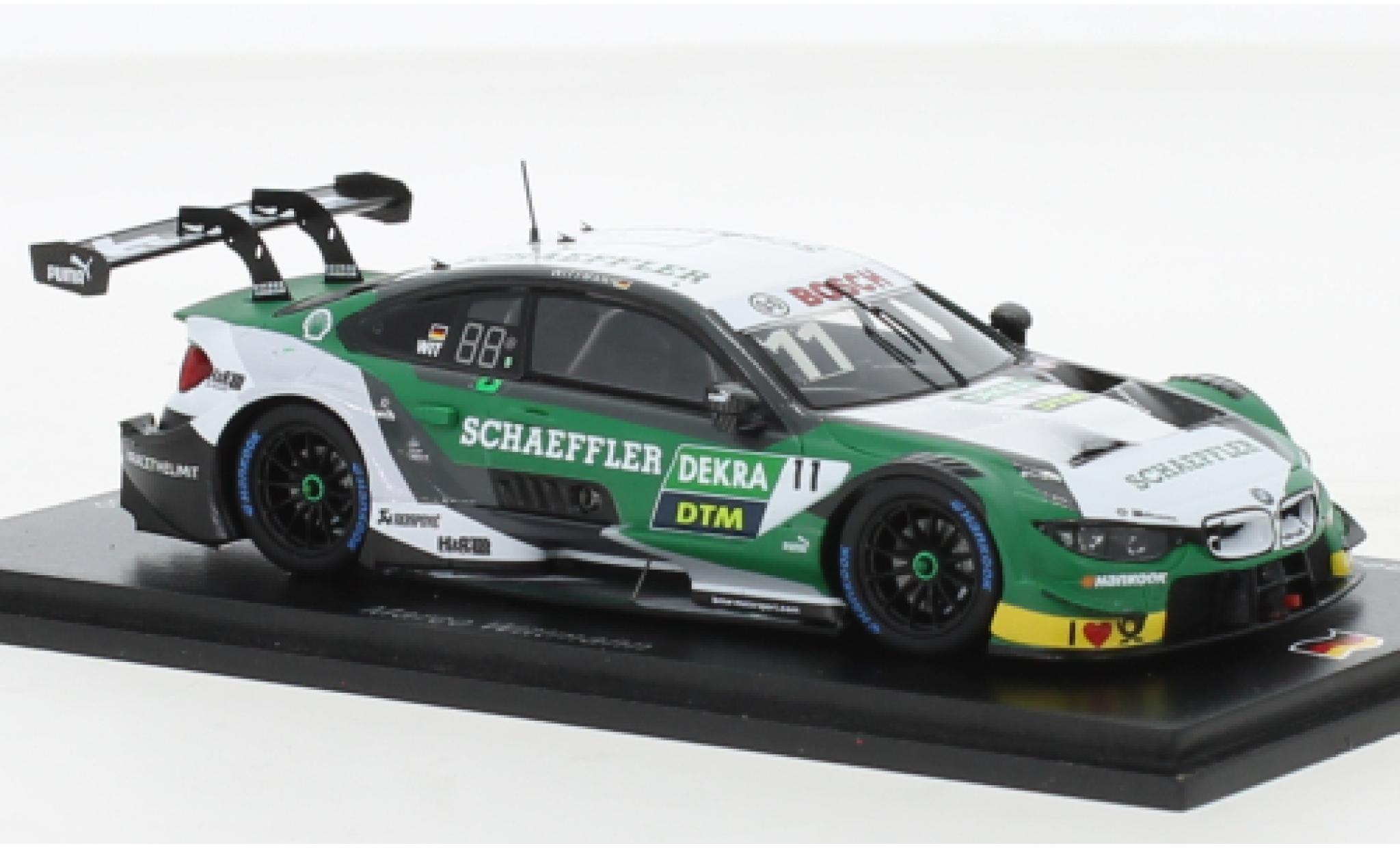 Bmw M4 1/43 Spark DTM No.11 Team RMG Schaeffler DTM Hockenheim 2019 modelauto