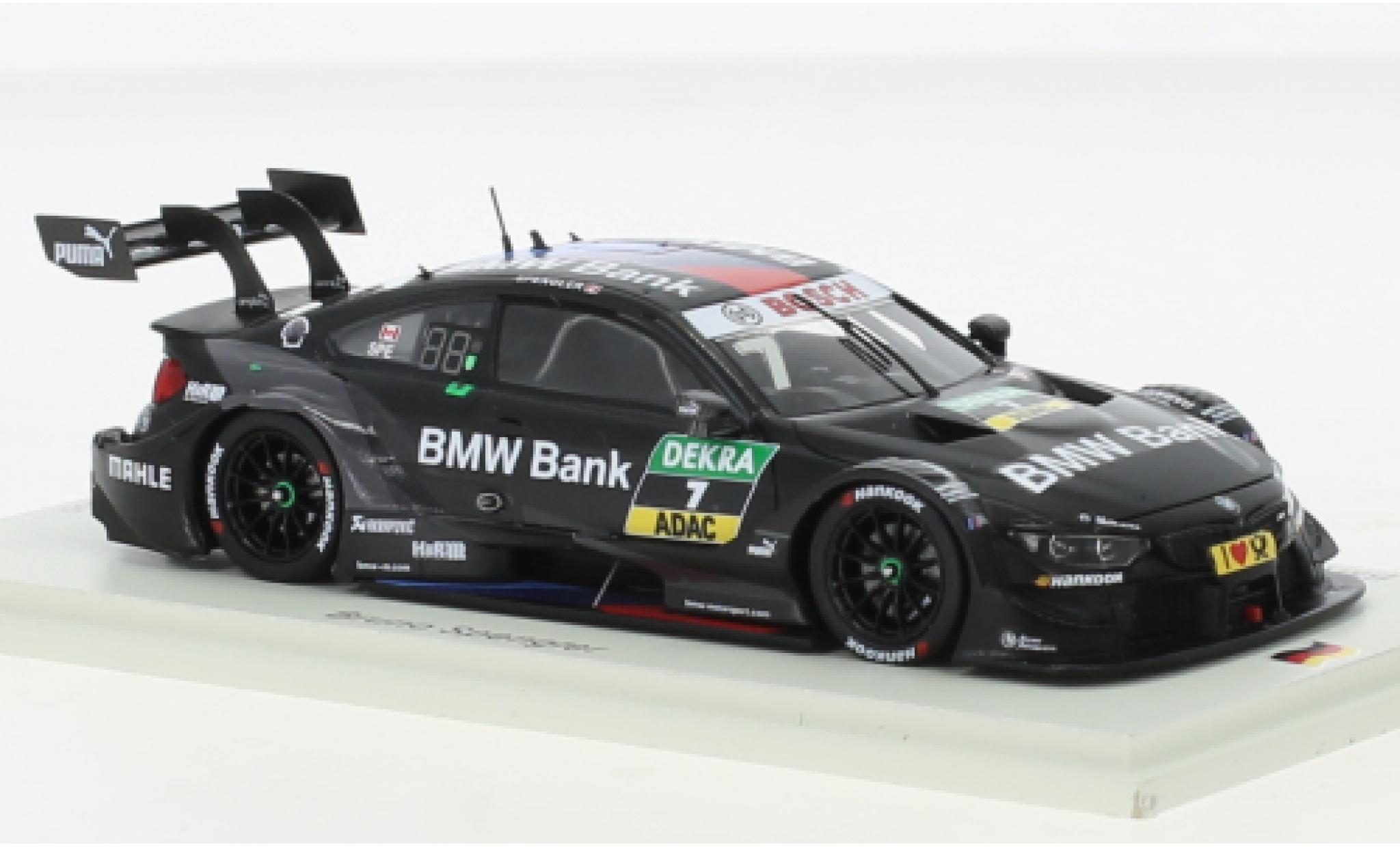 Bmw M4 1/43 Spark DTM No.7 Team RBM Bank DTM Hockenheim 2018 modelauto