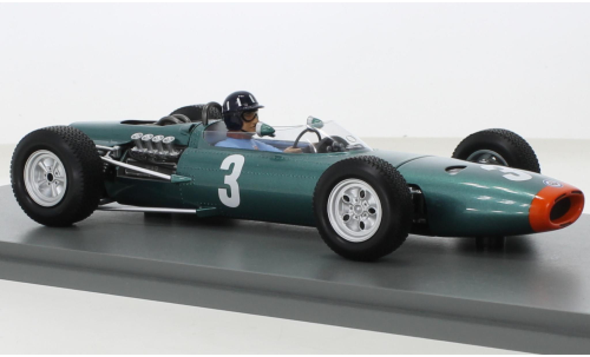 Brm P261 1/18 Spark BRM No.3 formule 1 GP Monaco 1965 modelauto