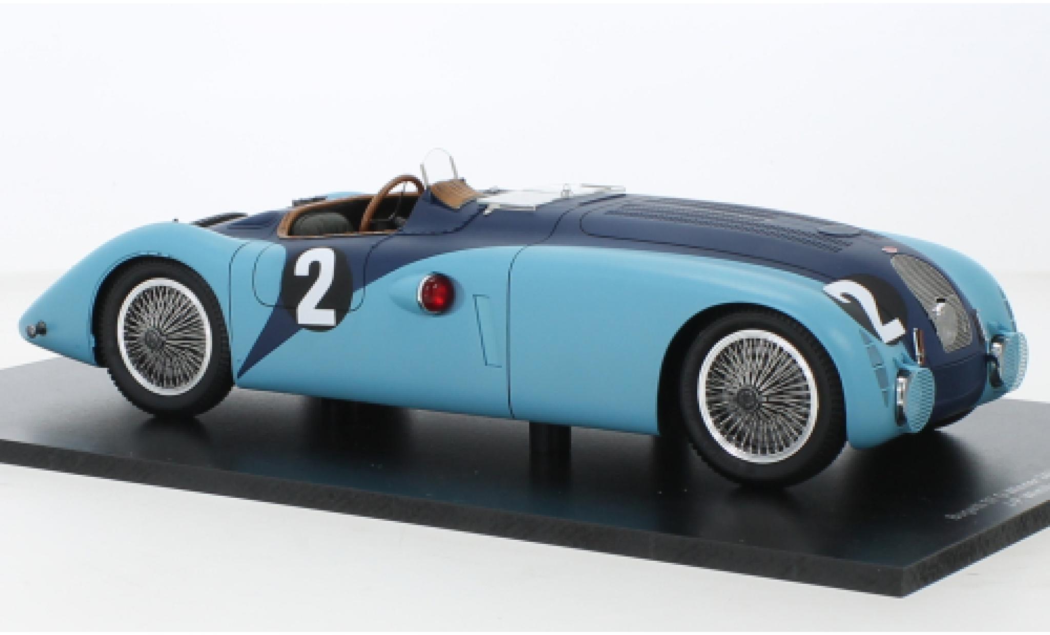 Bugatti 57 1/18 Spark G No.2 JP.WimilleR.Benoist 24h Le Mans 1937 modelauto