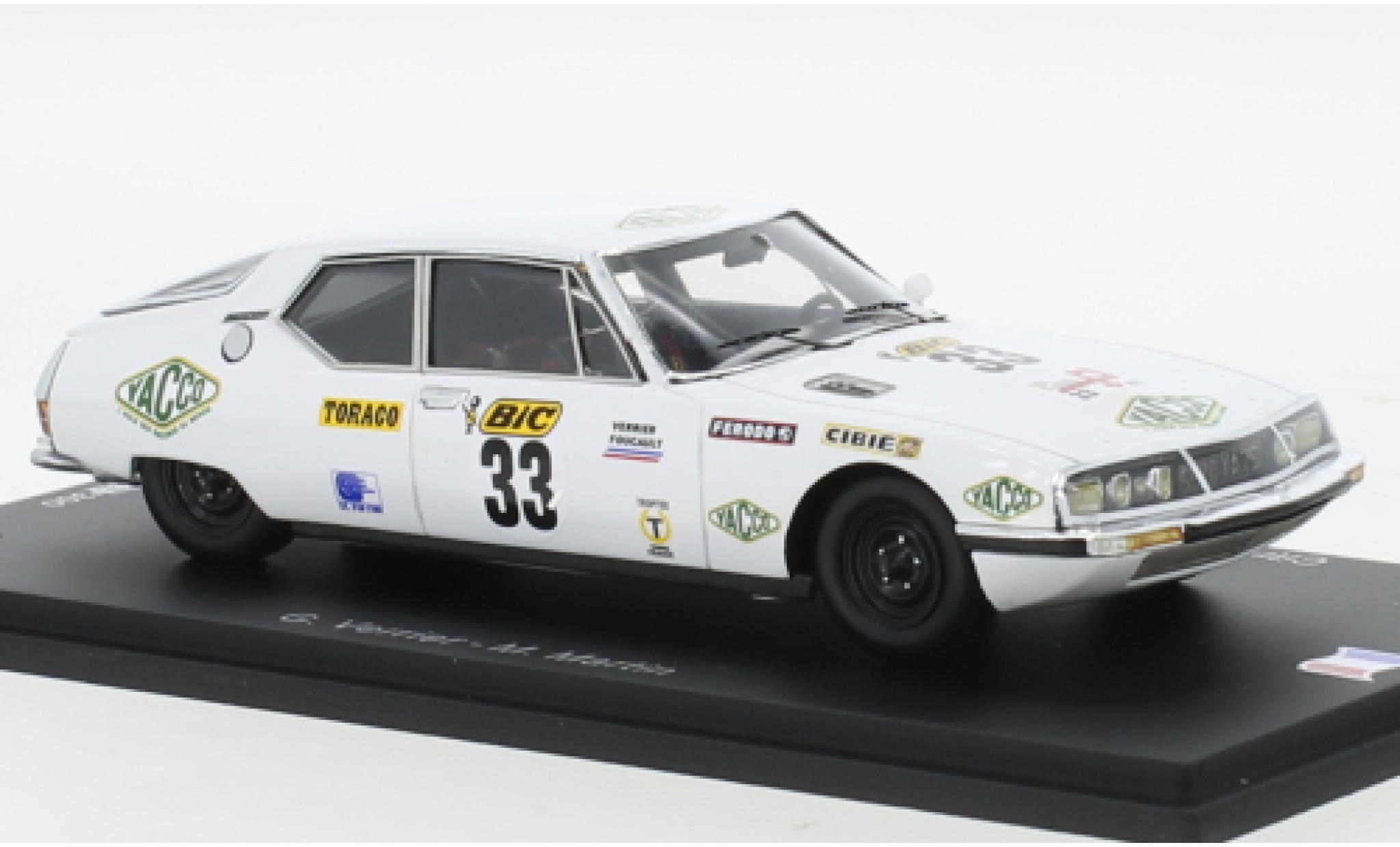 Citroen SM 1/43 Spark No.33 Tour de France Automobile 1972 modelauto