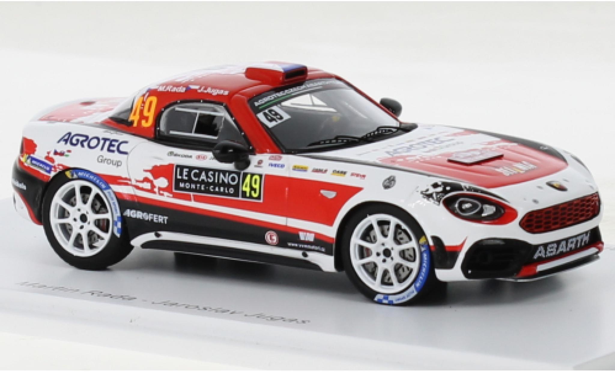 Fiat 124 1/43 Spark Rally RGT No.49 Rallye WM Rallye Monte Carlo 2022 modelauto