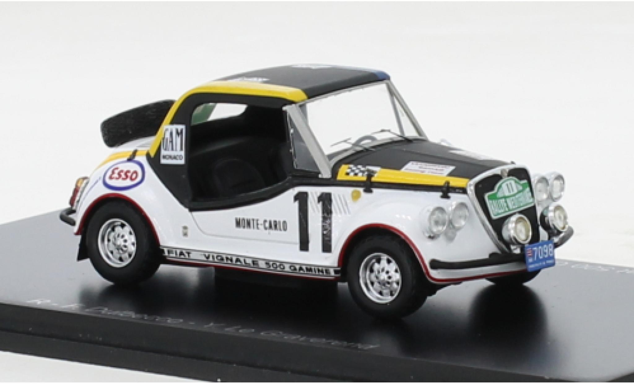 Fiat 500 1/43 Spark Gamine No.11 Rallye Monte Carlo 1969 modelauto