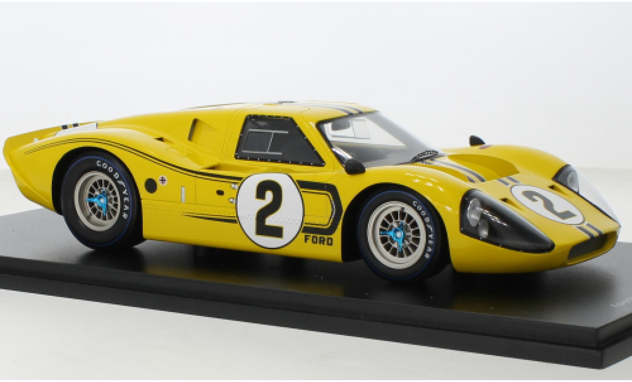 Ford GT40 1/18 Spark Mk IV No.2 24h Le Mans 1967 modelauto