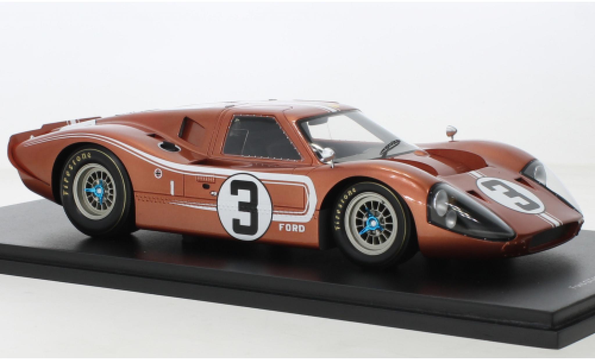 Ford GT40 1/43 Spark Mk IV RHD No.3 24h Le Mans 1967 modelauto